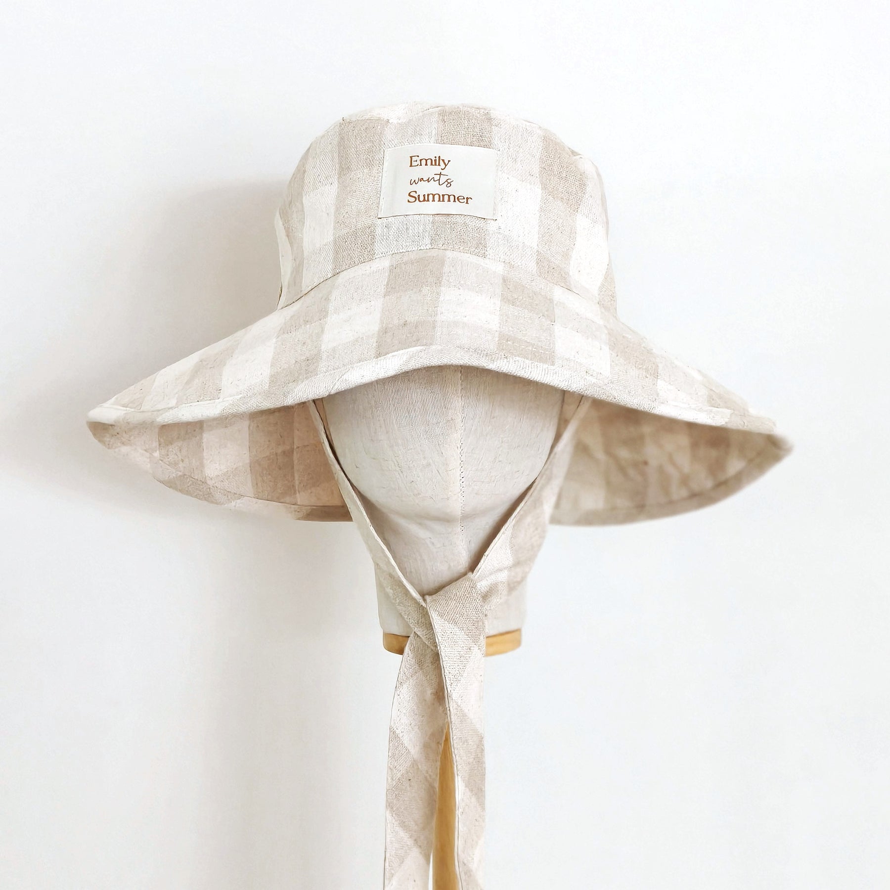 Adult Wide Brim Cotton Summer Sun Hat