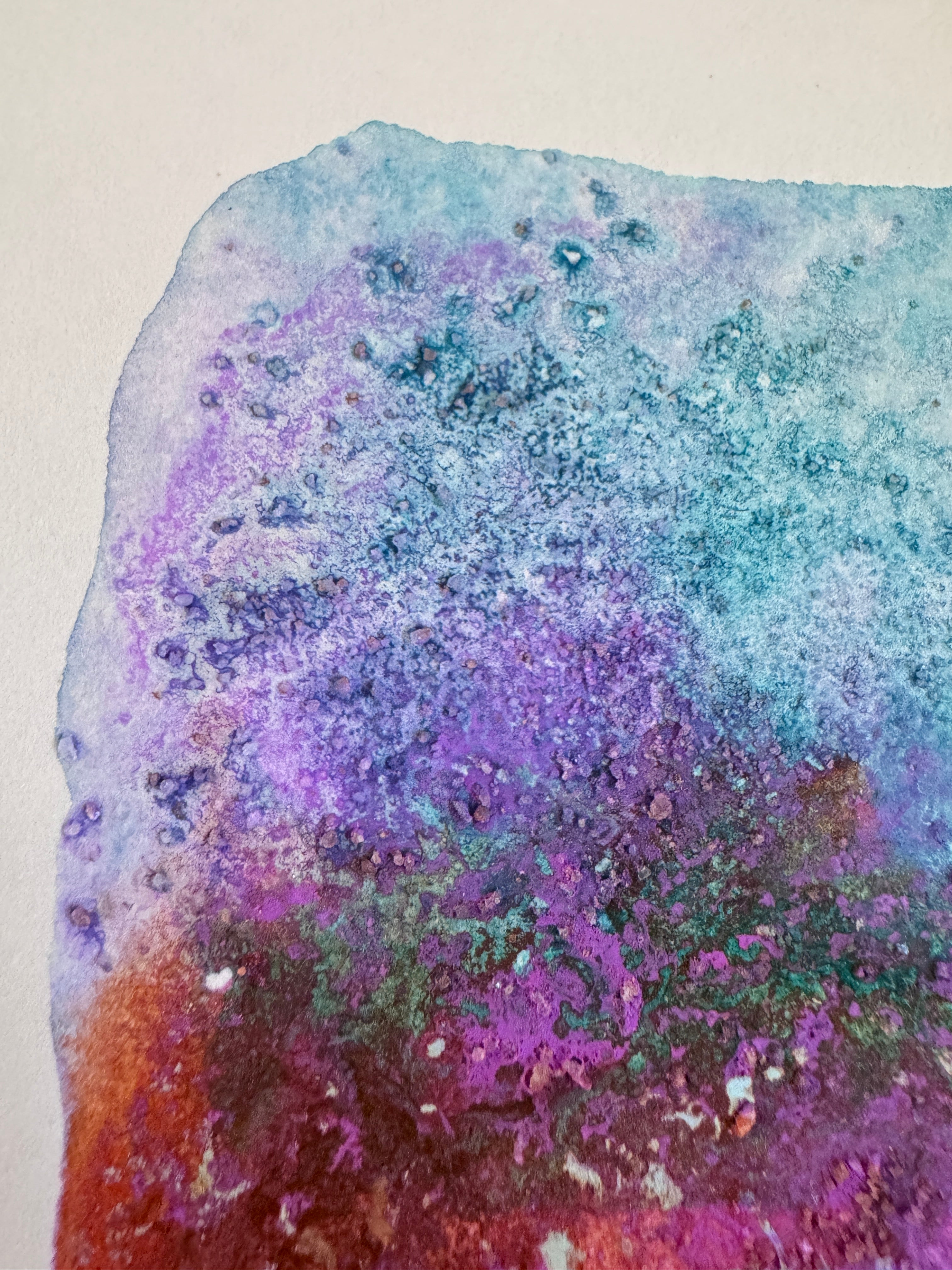 Liminal Light is an original abstract watercolour