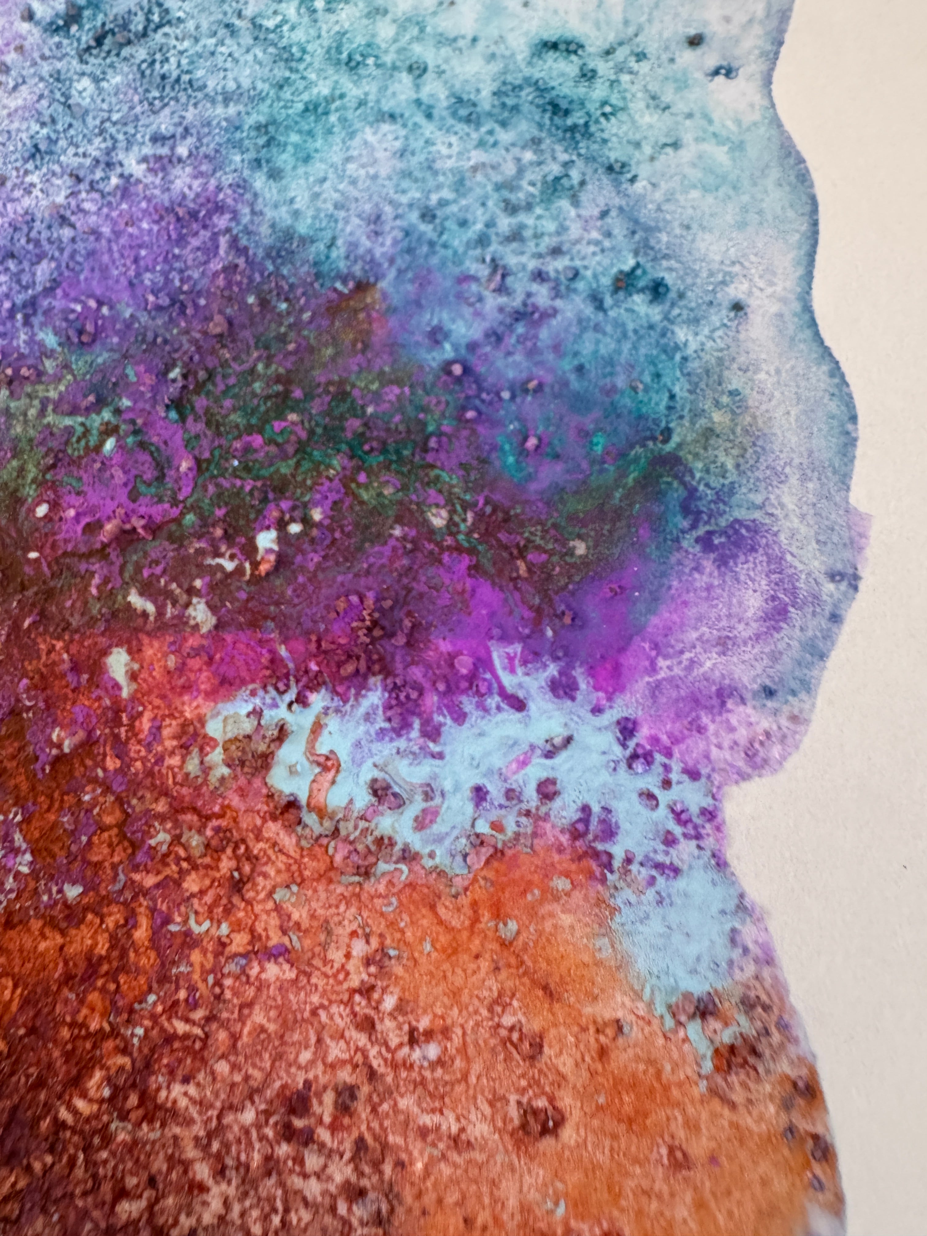 Liminal Light is an original abstract watercolour
