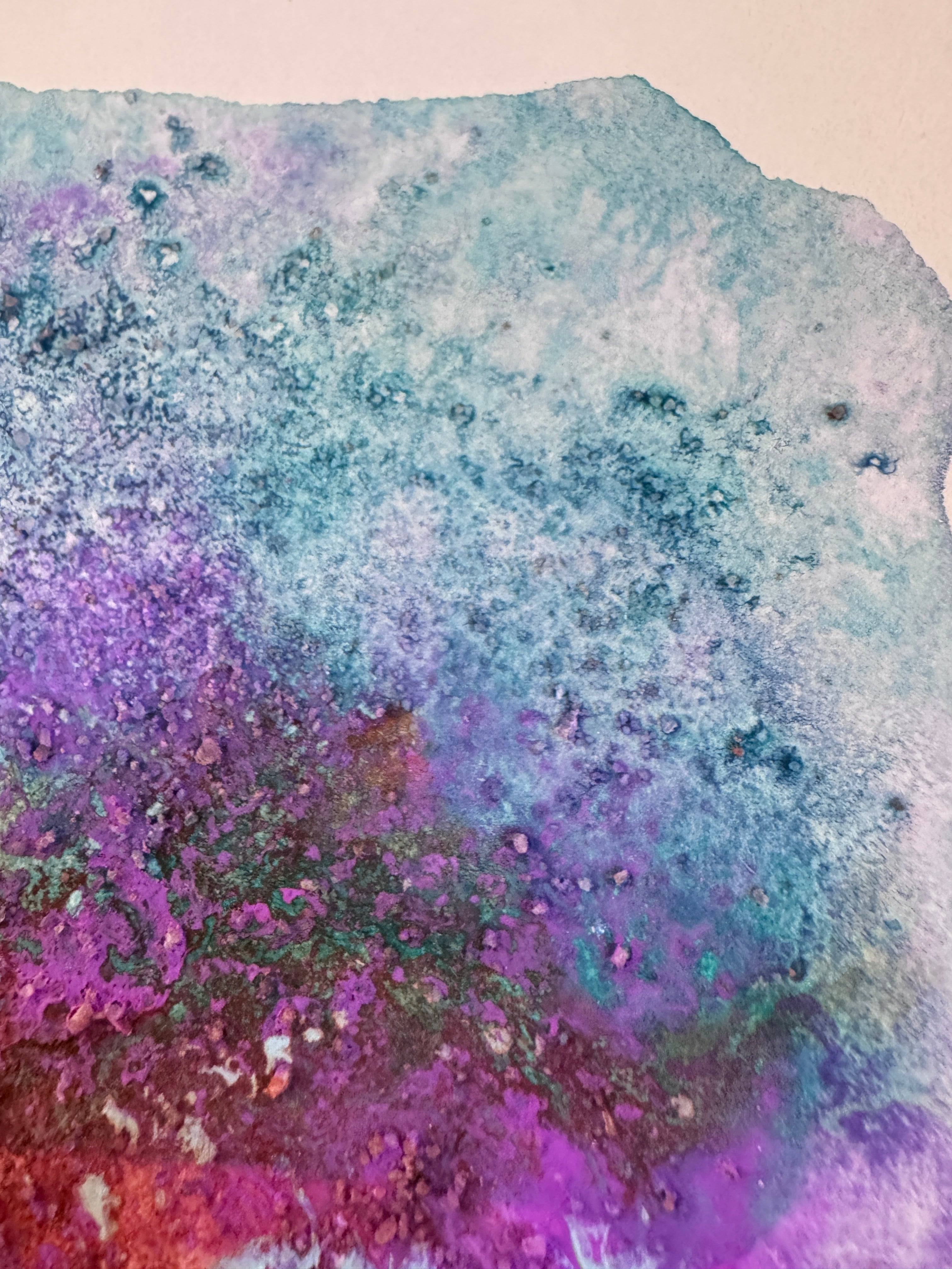 Liminal Light is an original abstract watercolour