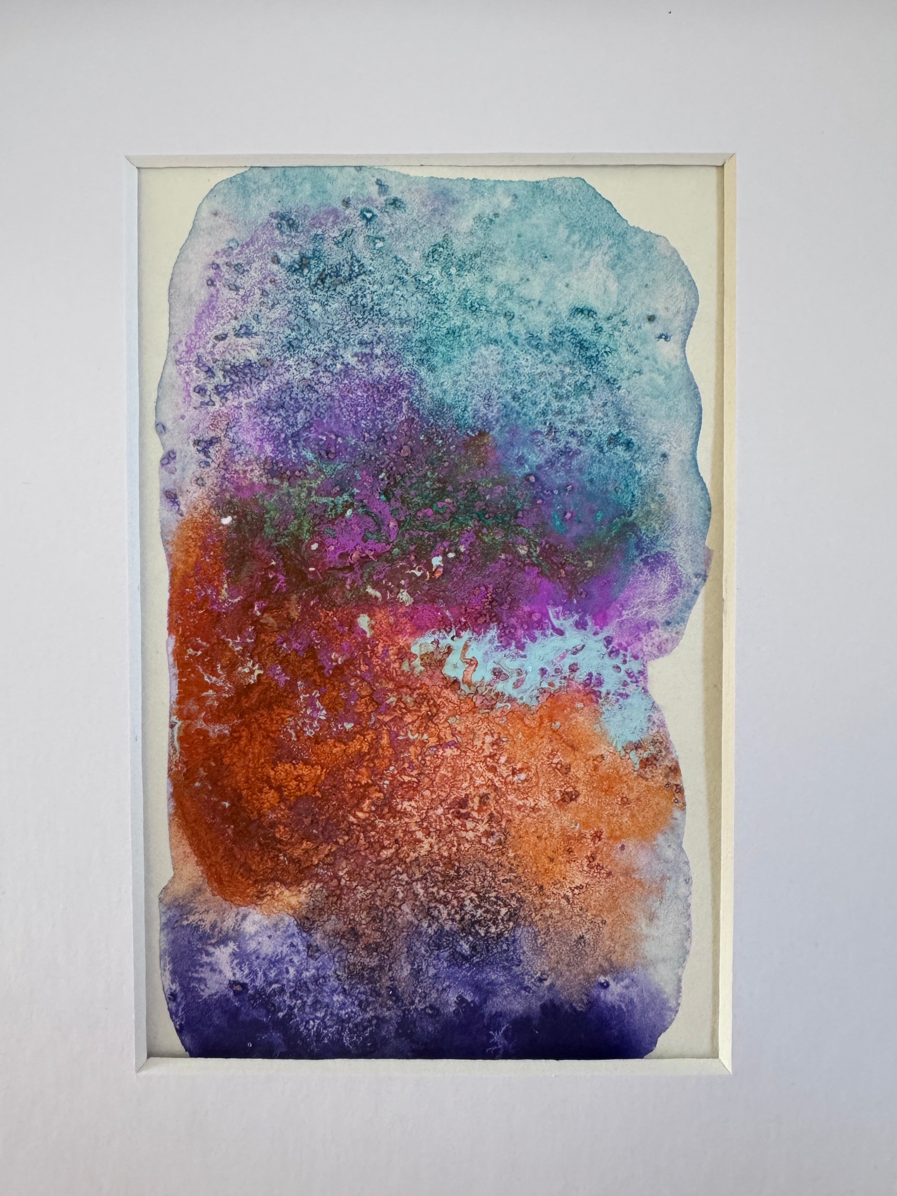 Liminal Light is an original abstract watercolour