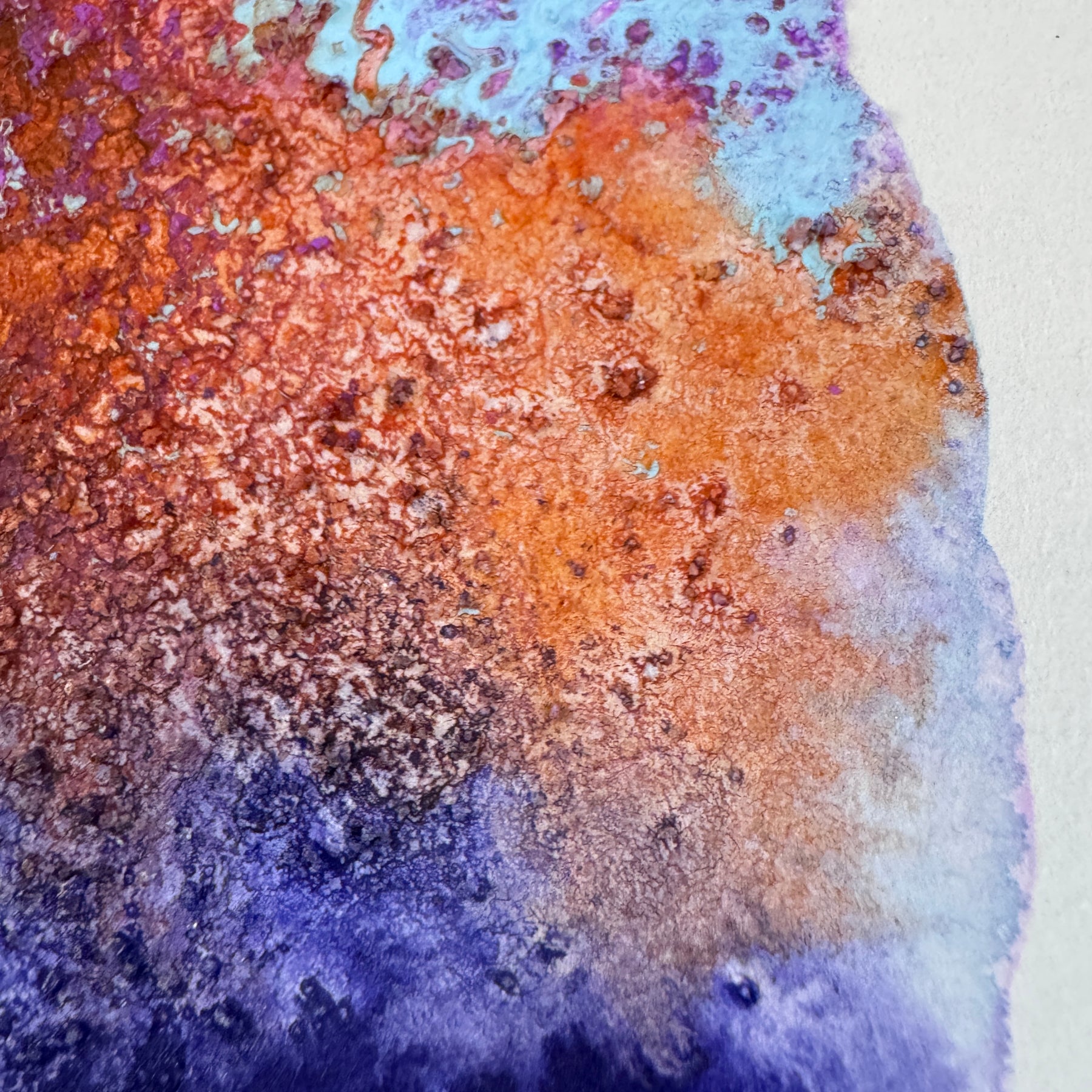 Liminal Light is an original abstract watercolour