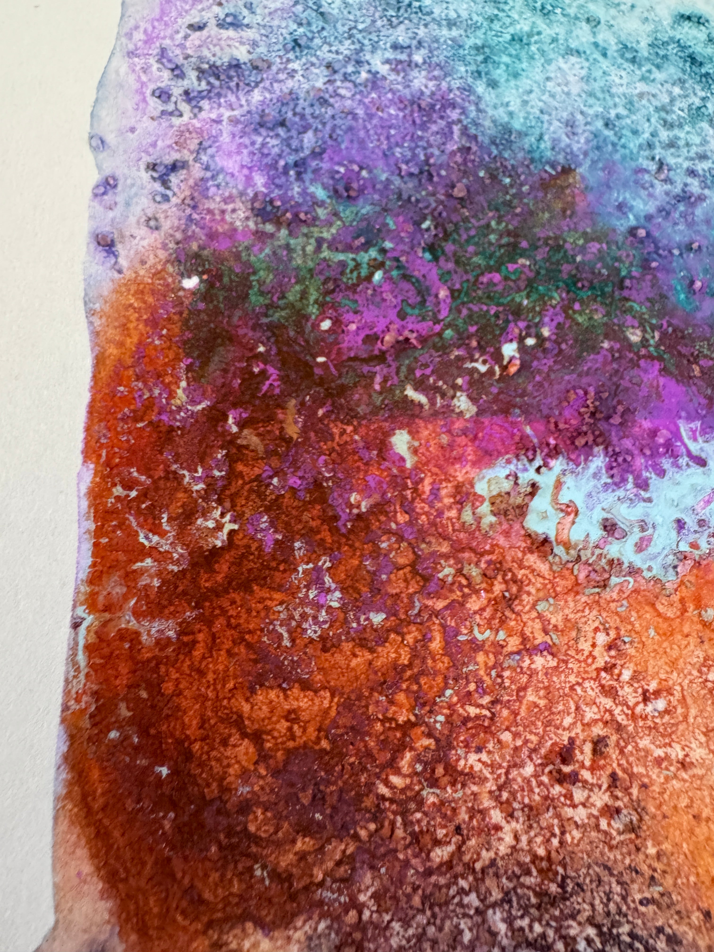 Liminal Light is an original abstract watercolour