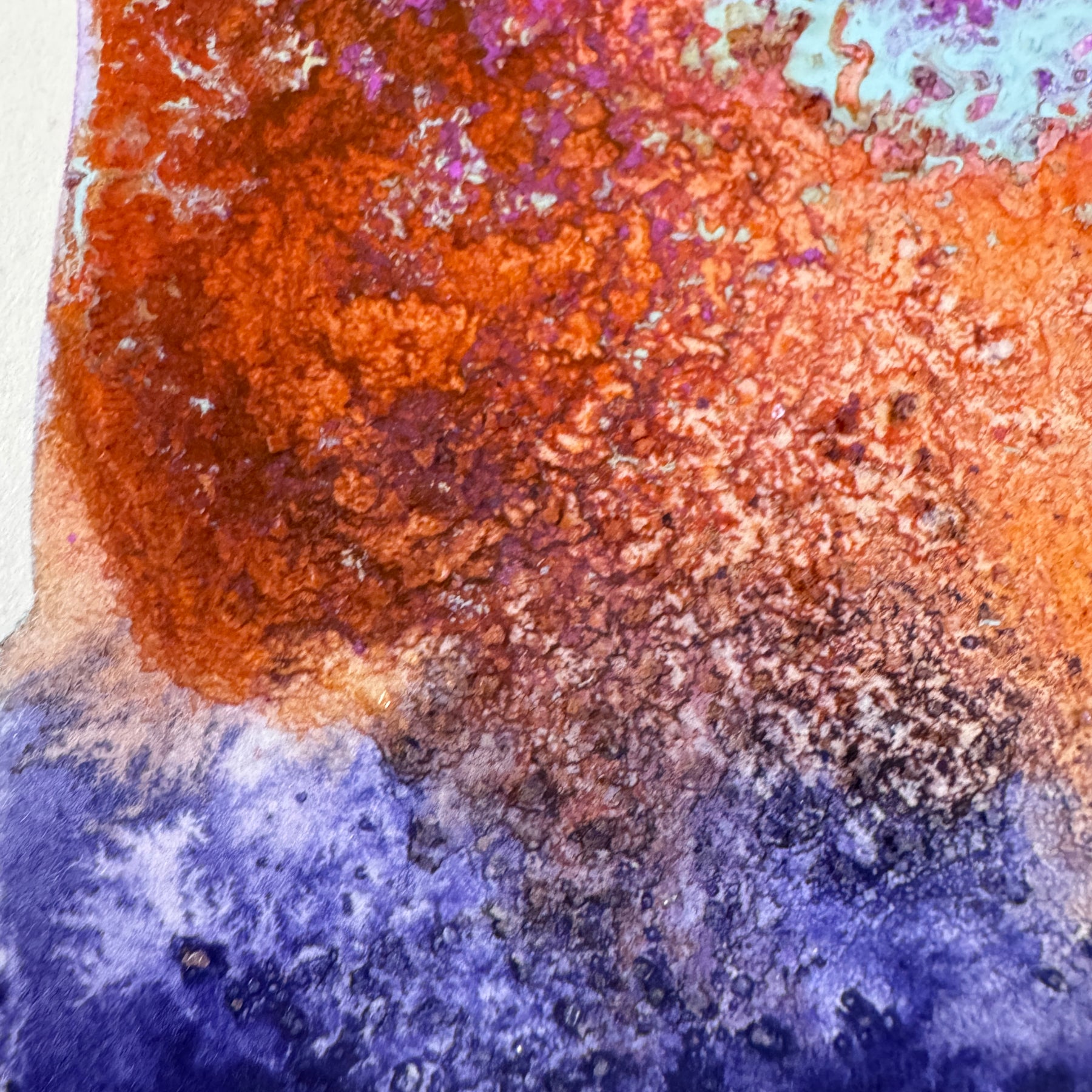 Liminal Light is an original abstract watercolour