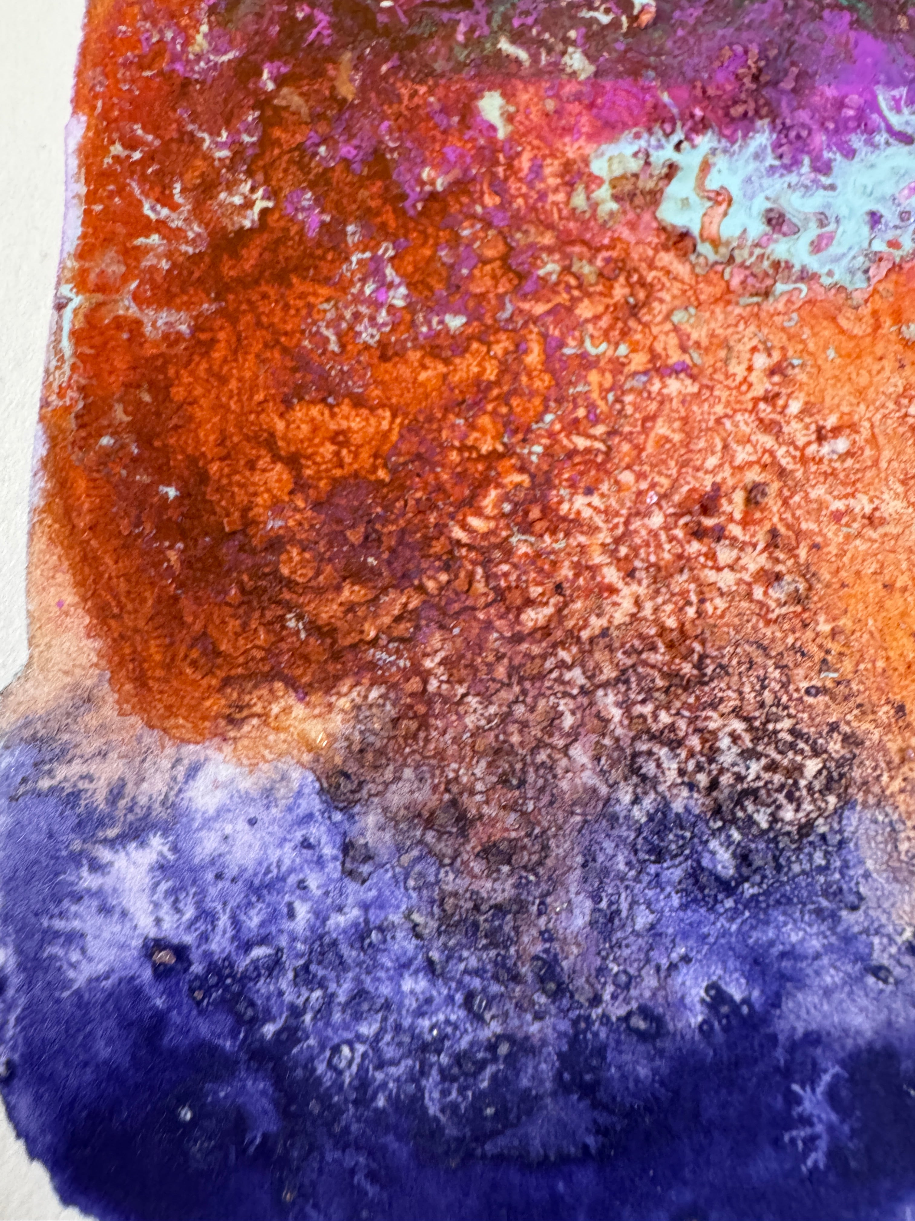 Liminal Light is an original abstract watercolour