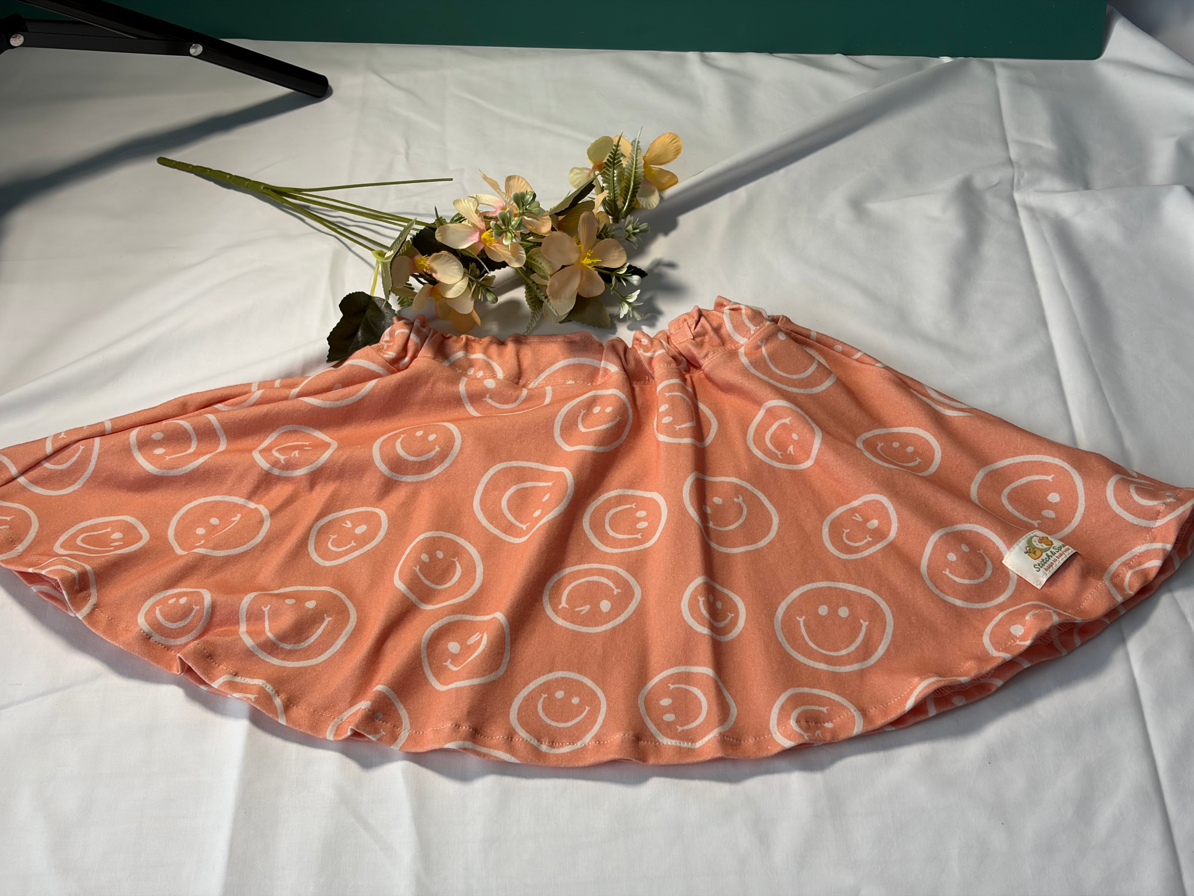 EOFY SALE SMILEY CIRCLE SKIRT 2-3 Yrs TODDLER GIRL