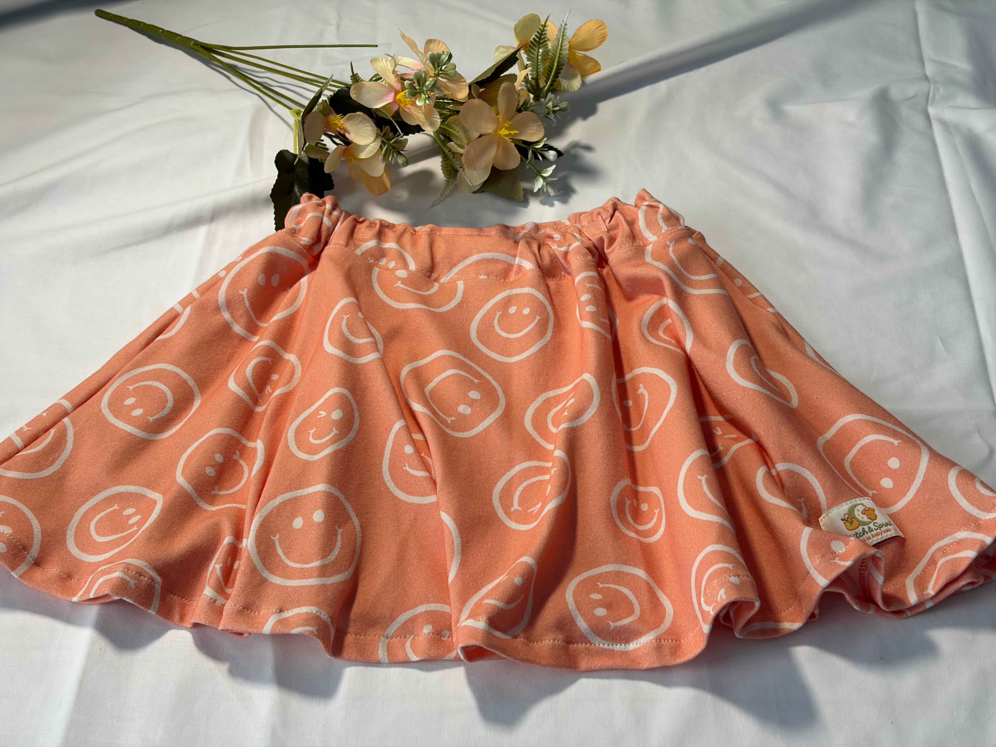 EOFY SALE SMILEY CIRCLE SKIRT 2-3 Yrs TODDLER GIRL