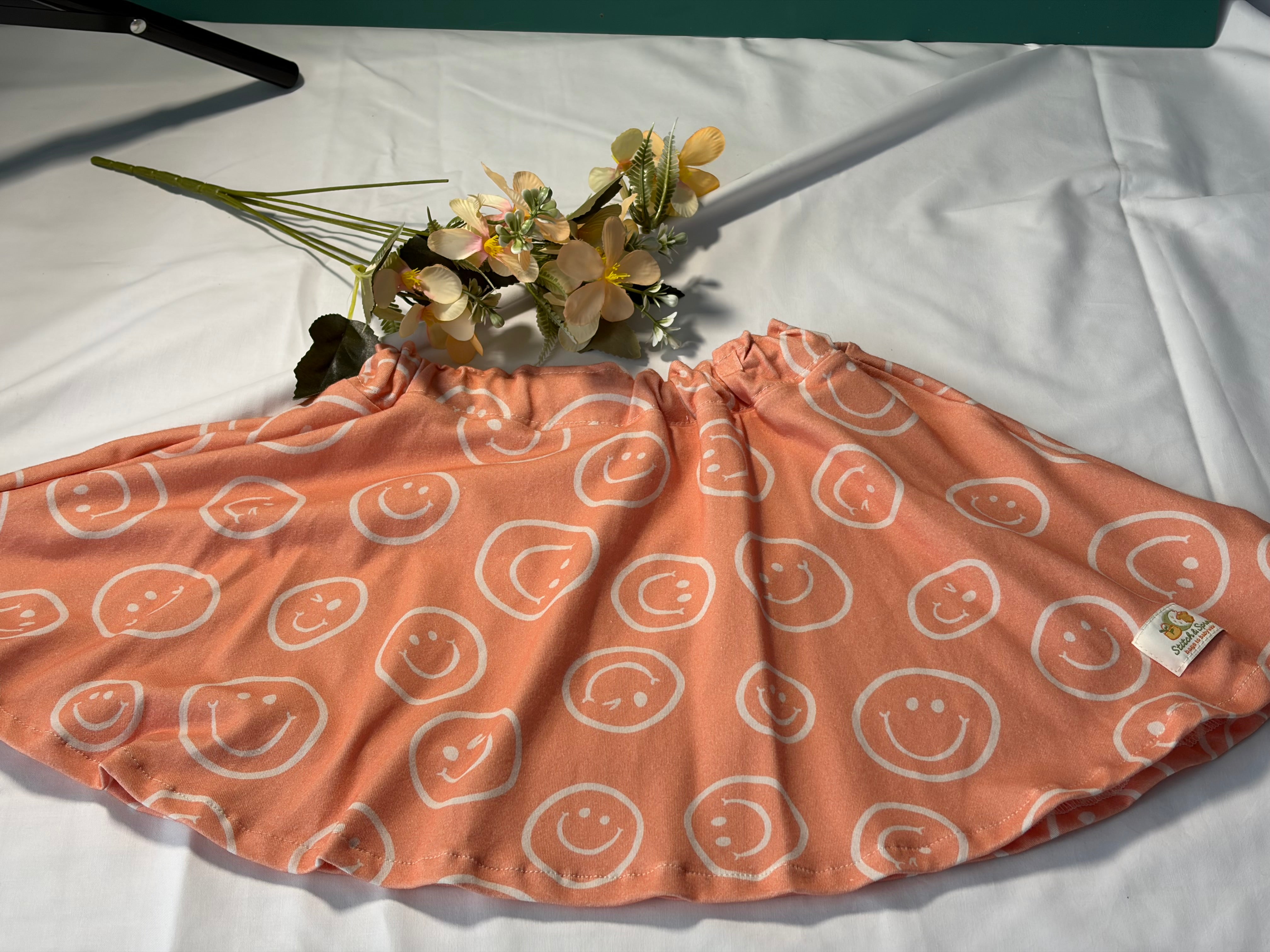 EOFY SALE SMILEY CIRCLE SKIRT 2-3 Yrs TODDLER GIRL
