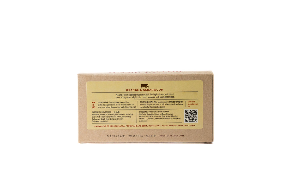 Tallow Shampoo & Conditioner Bar Pack