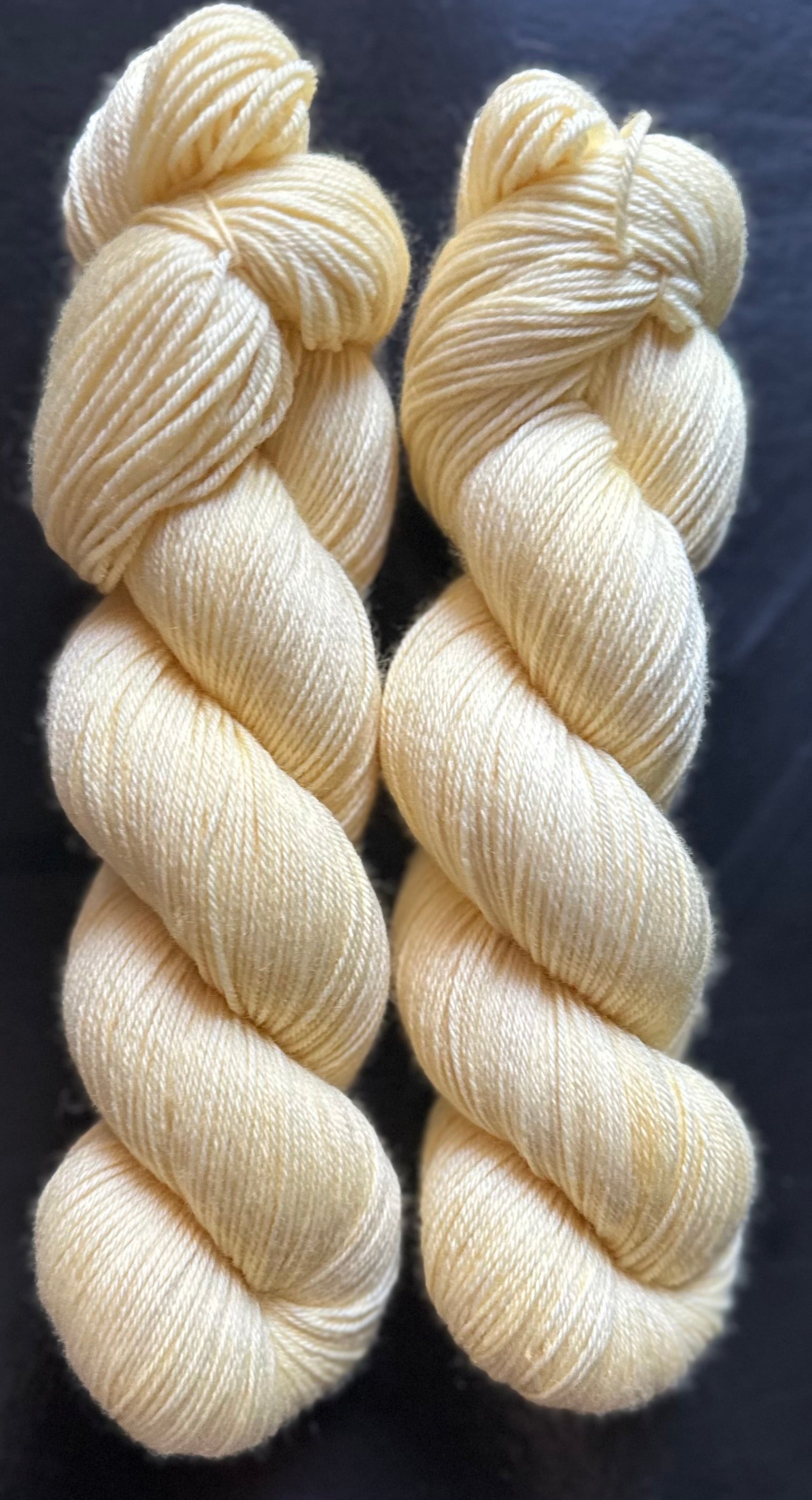 Duckling Yellow - 4ply Deluxe Hand Dyed Sock Yarn