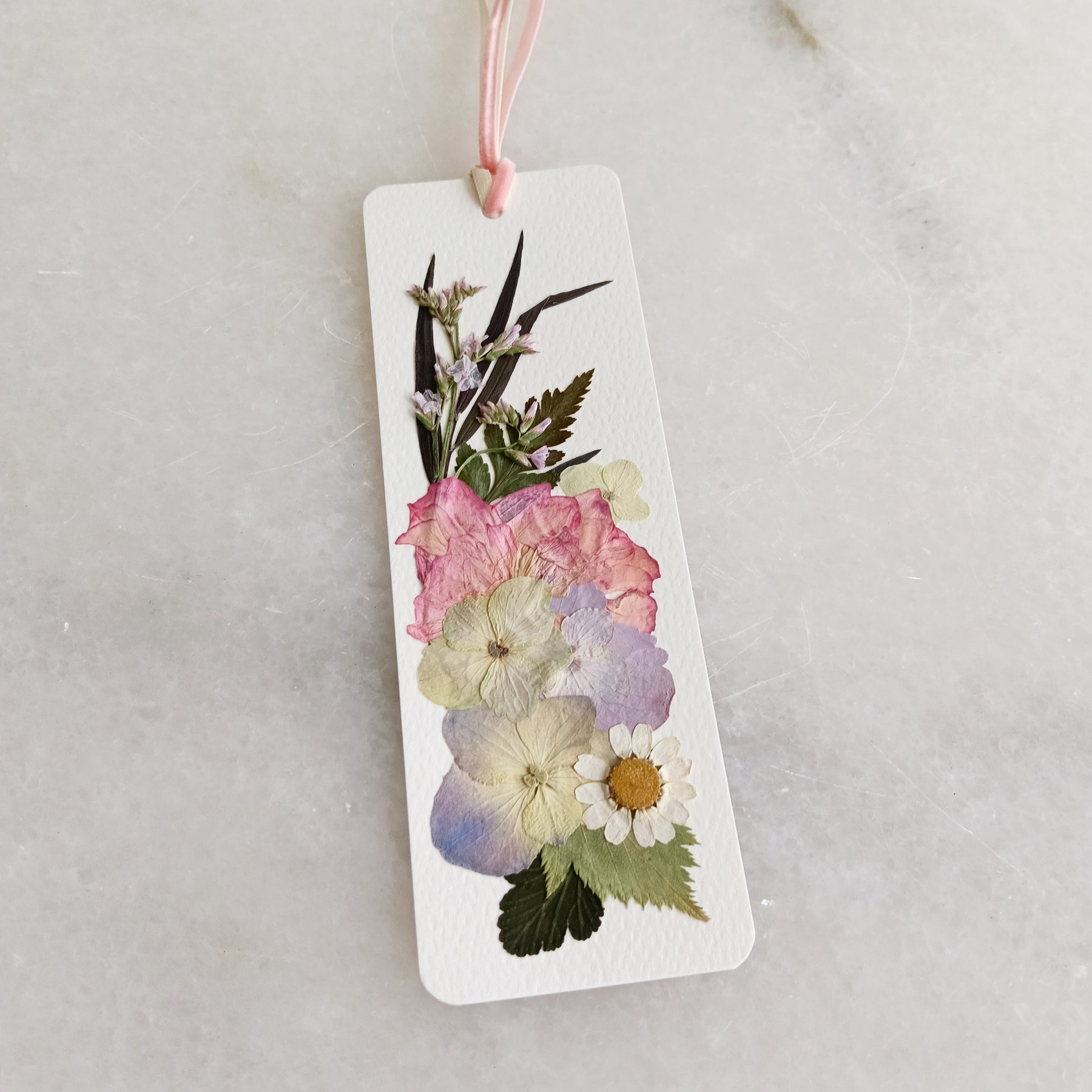 Pressed Flower Bookmark | Valentine Edition