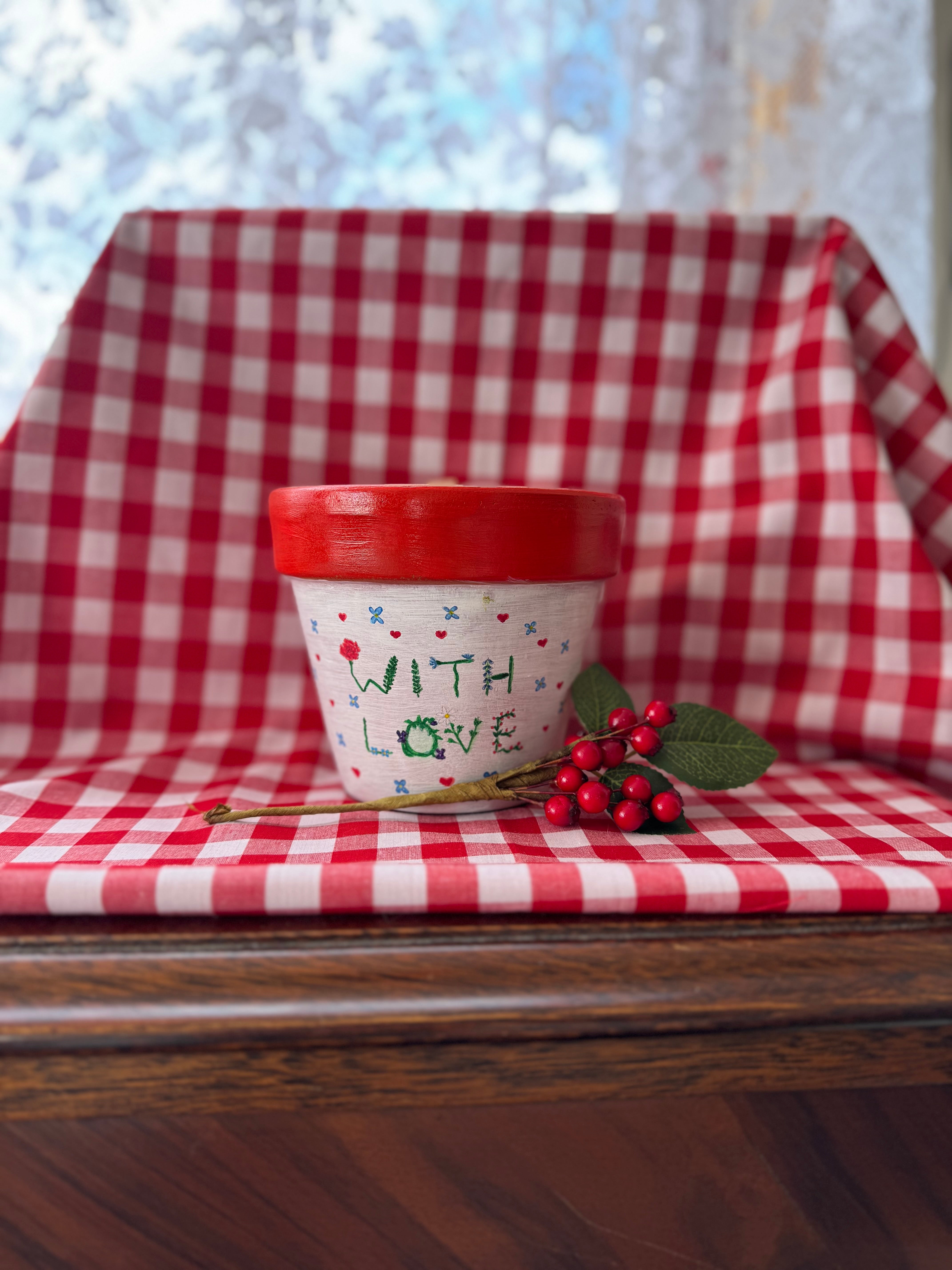 Scented Soy Potted Candles