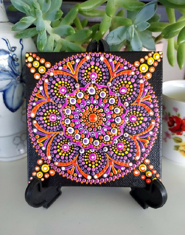 Original Dot Art design called "Tangelo "