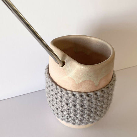 Ceramic Sippy Cup / Straw Cups / Wheel Thrown Pottery