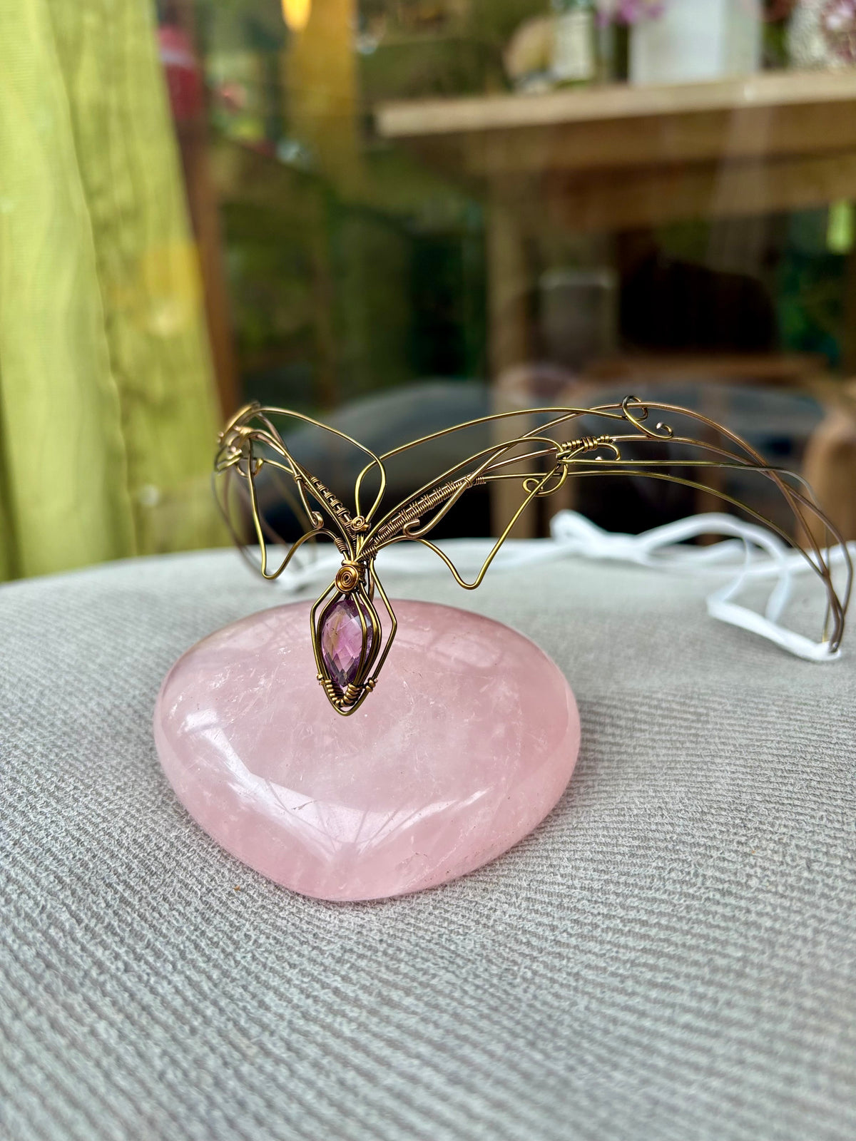 Amethyst Crystal elven fairy fantasy crown