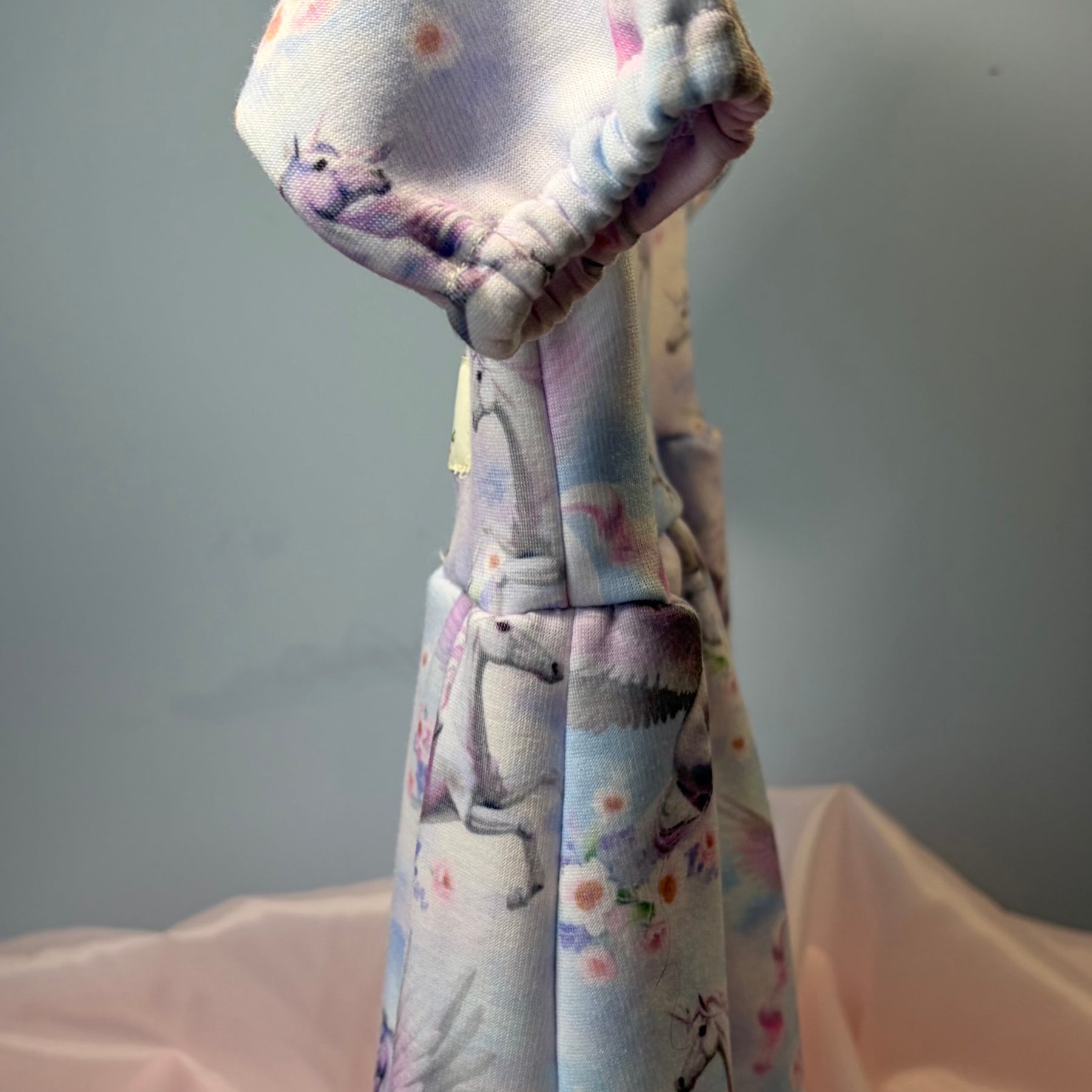 “Handmade Unicorn Dress | Long Sleeve Baby & Toddler Dress | Magical Winter Twirl Dress Size 12-18 months