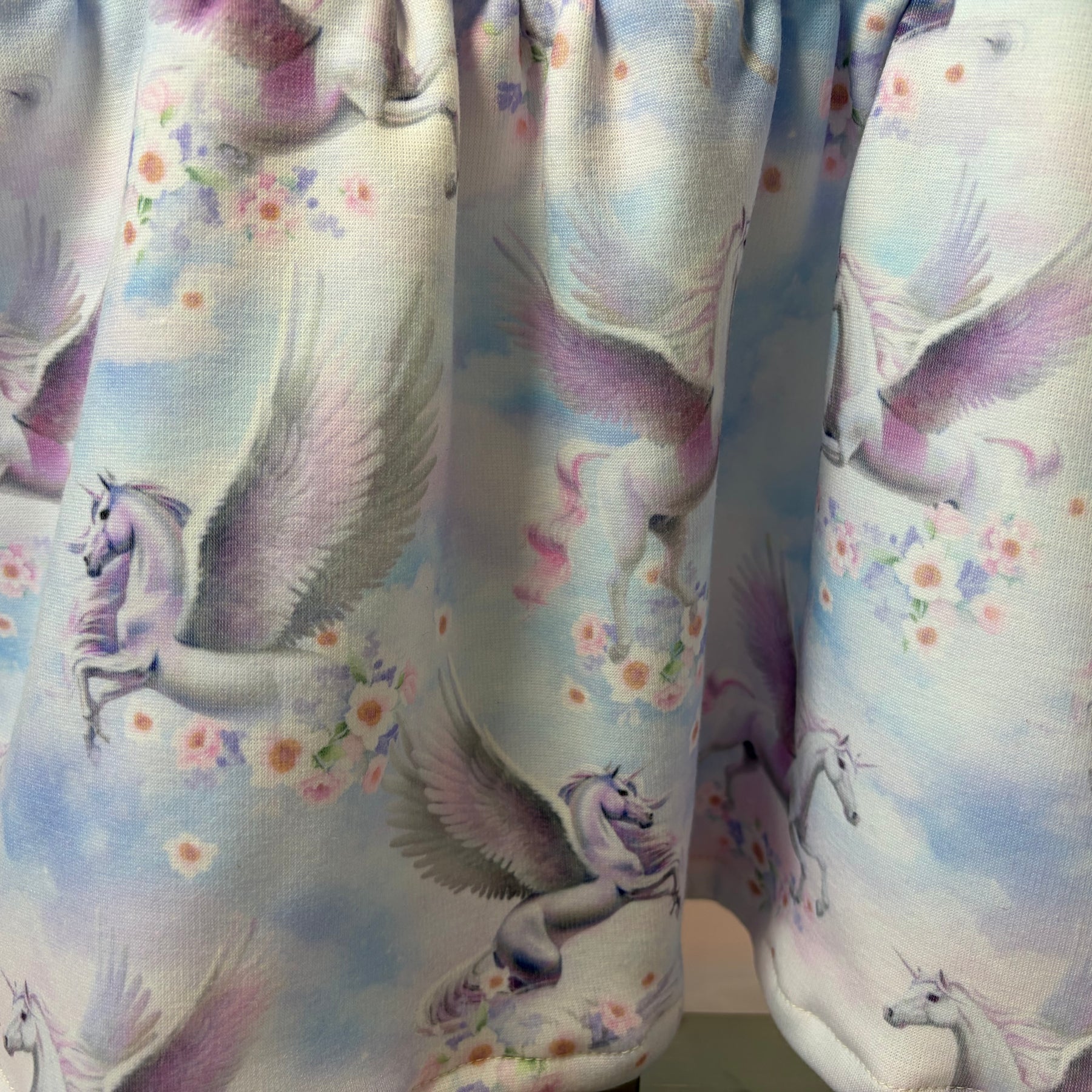 “Handmade Unicorn Dress | Long Sleeve Baby & Toddler Dress | Magical Winter Twirl Dress Size 12-18 months