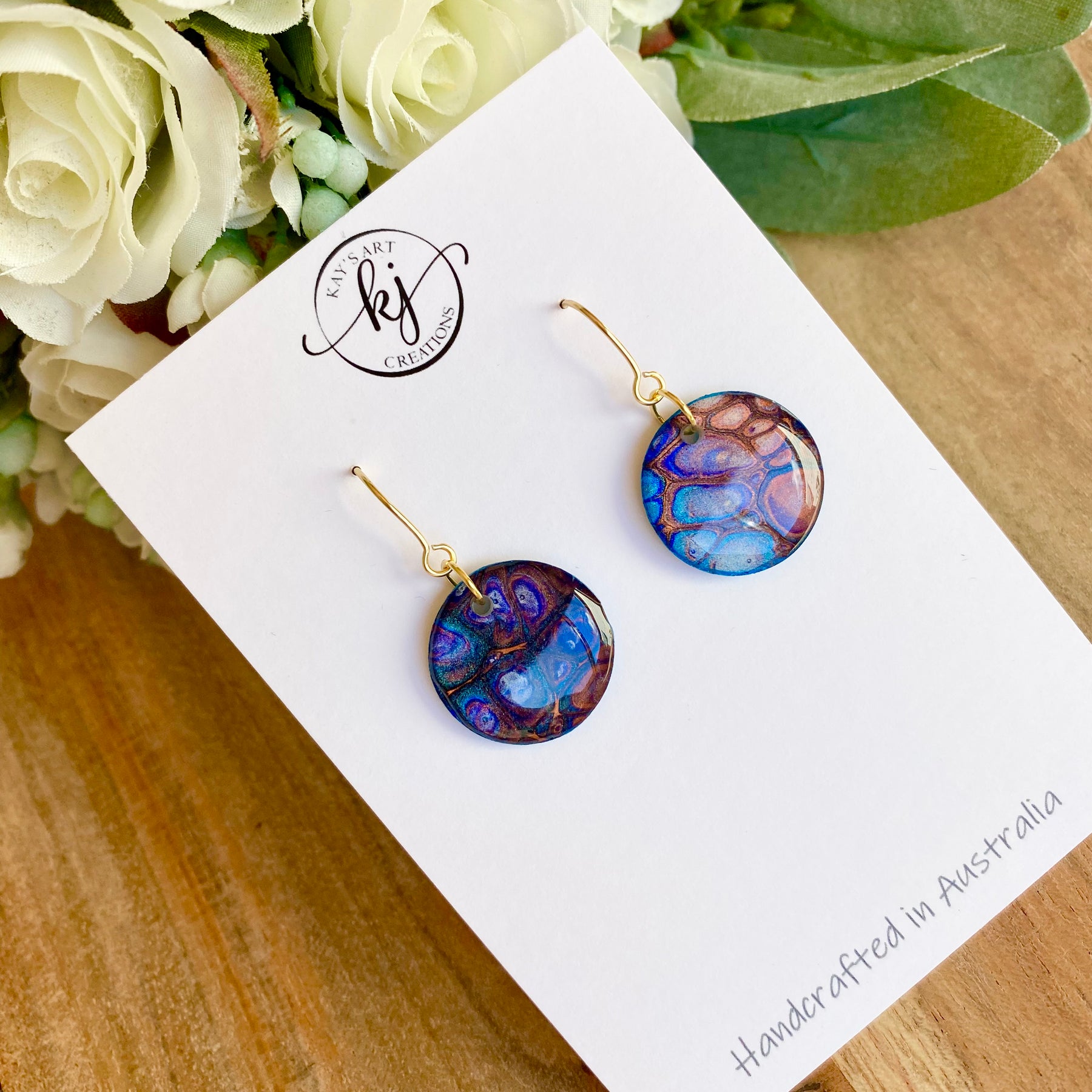 Wearable Art Unique Dangle Earrings
