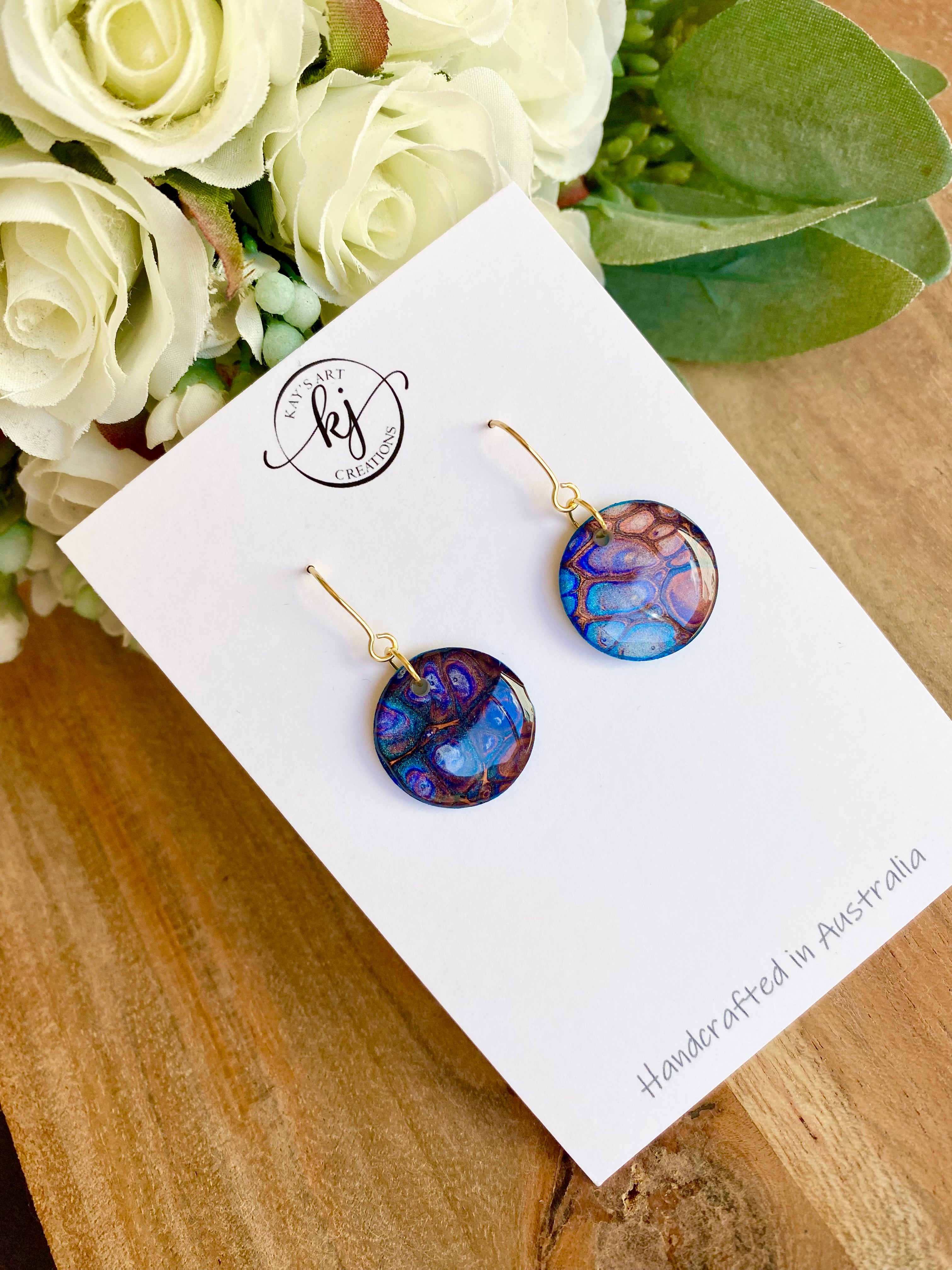 Wearable Art Unique Dangle Earrings