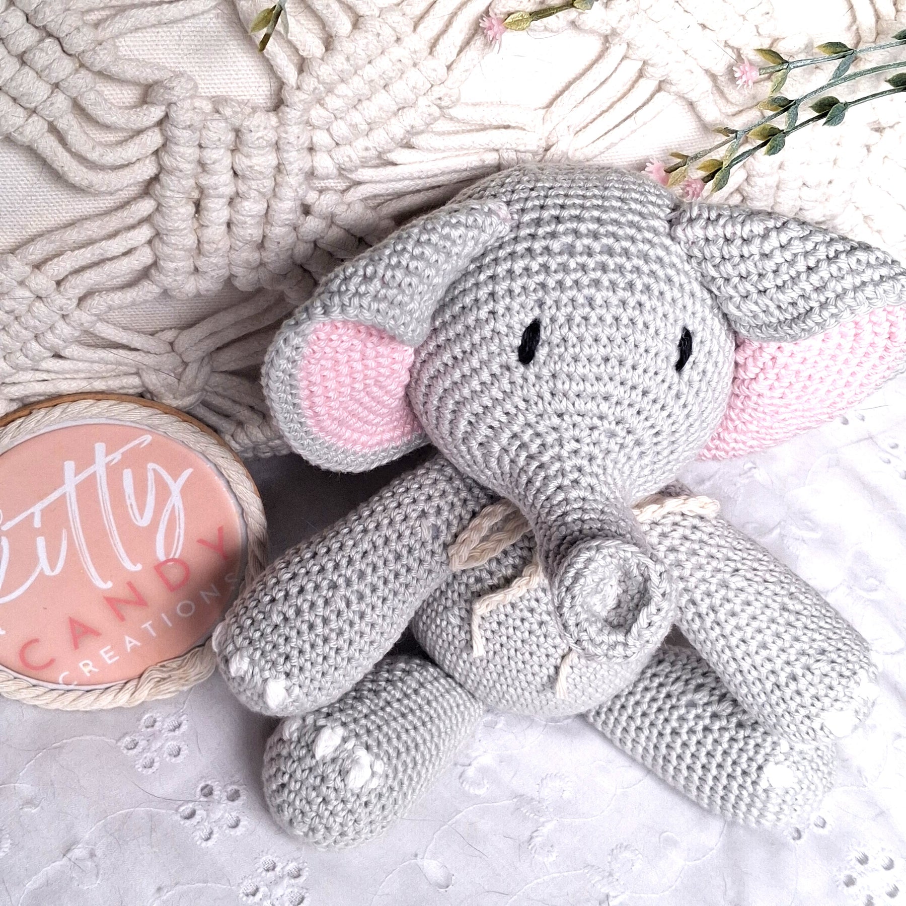 Handmade Crochet Elephant