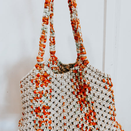 Handmade Linen & Cotton Shoulder Bag