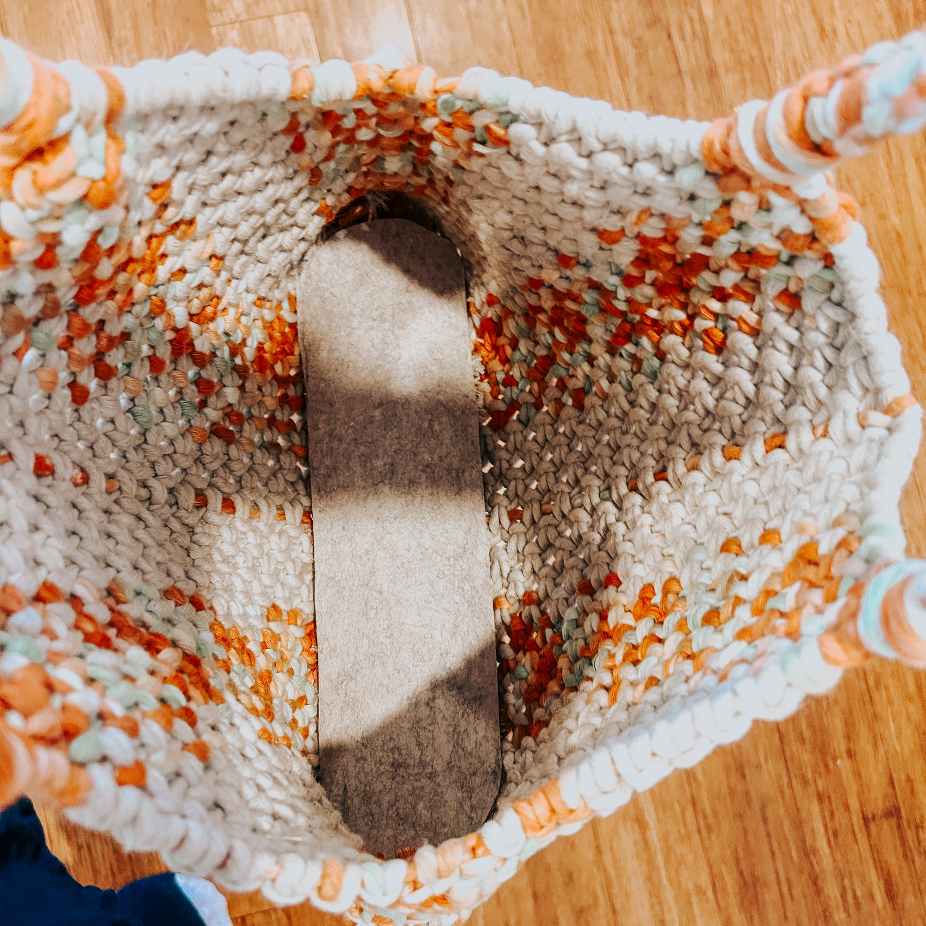 Handmade Linen & Cotton Shoulder Bag
