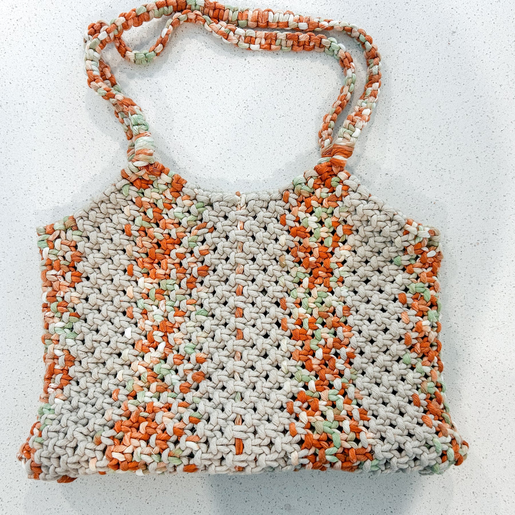 Handmade Linen & Cotton Shoulder Bag