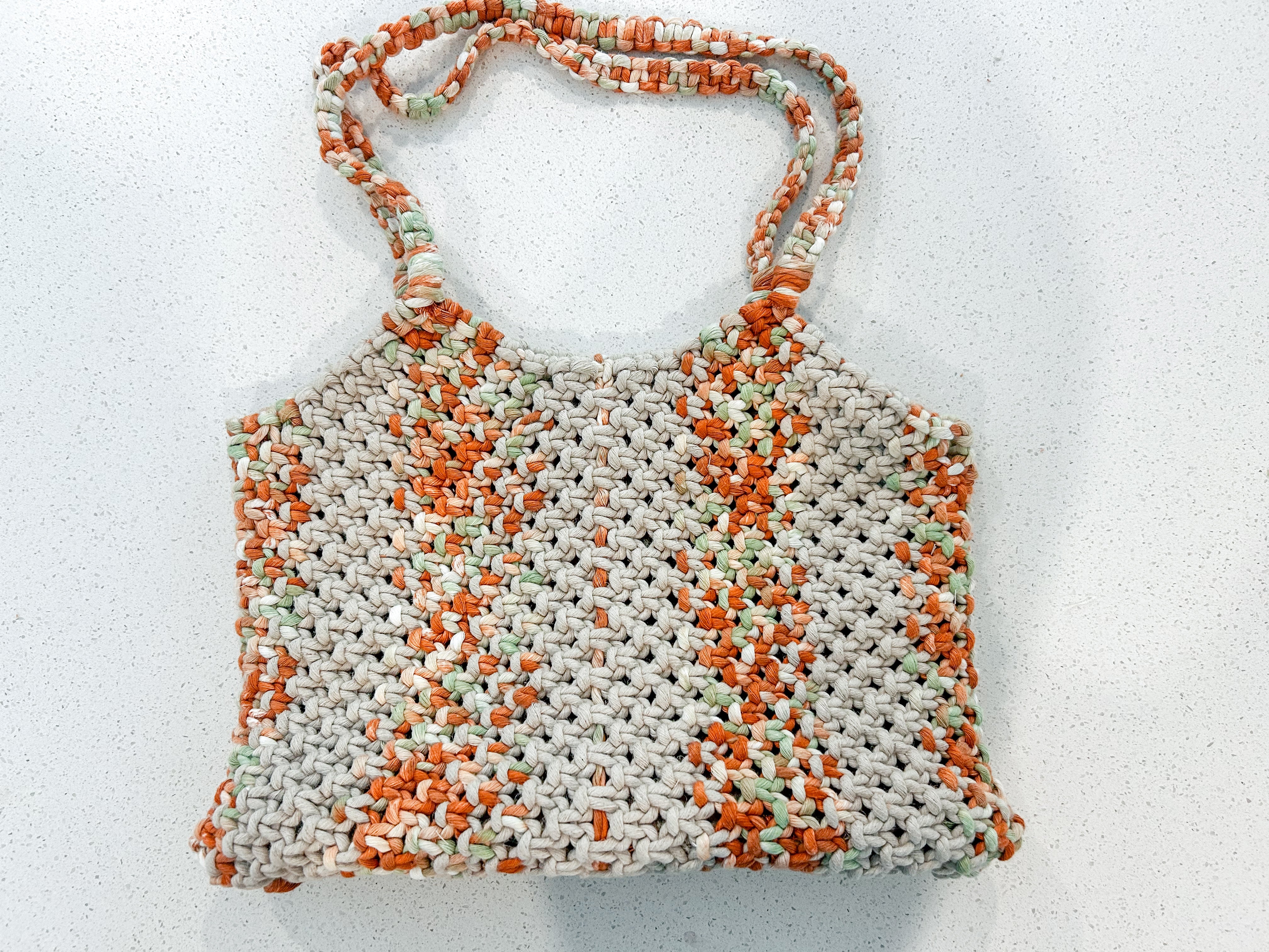 Handmade Linen & Cotton Shoulder Bag