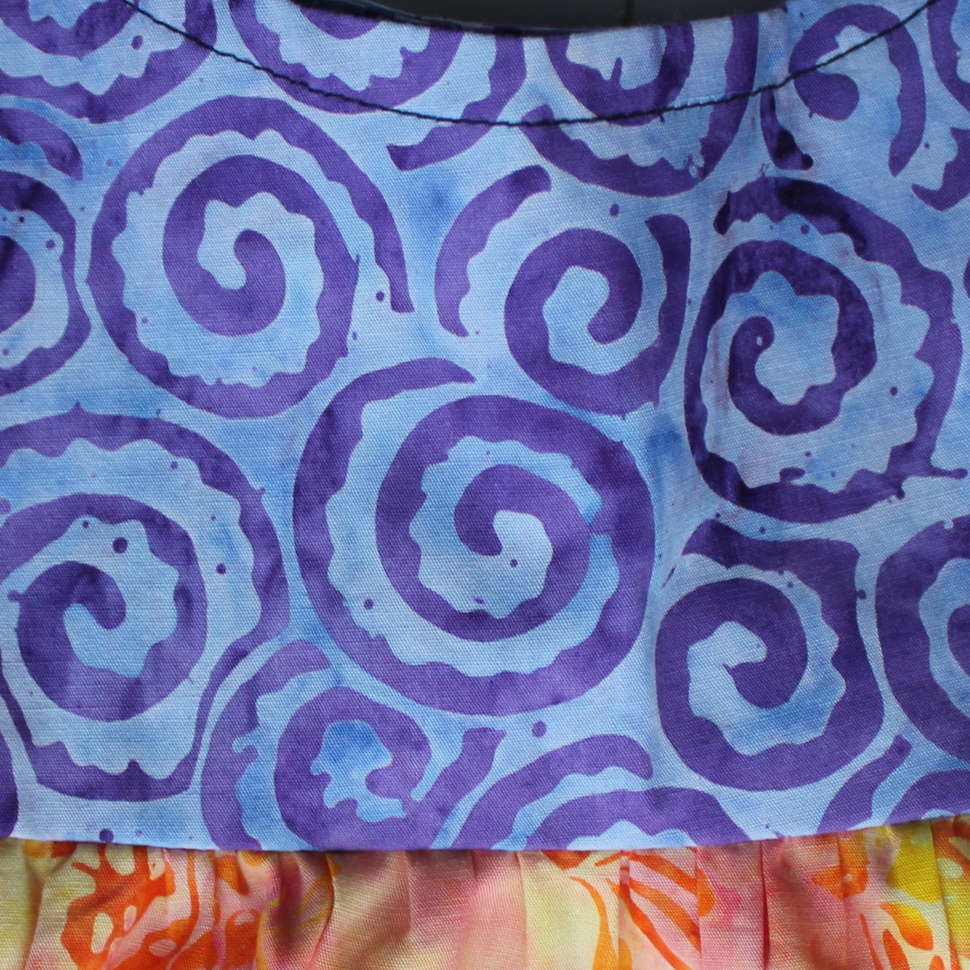 Girls Dress, Size 4, Spirals/Tiedye/Spots/Floral.