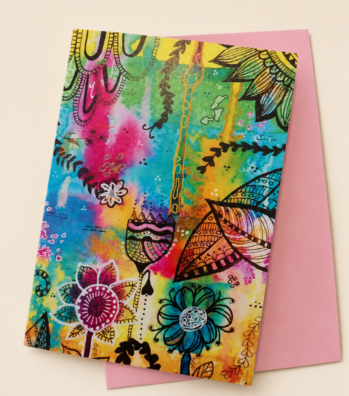 Fantasy Garden Blank Greeting Card