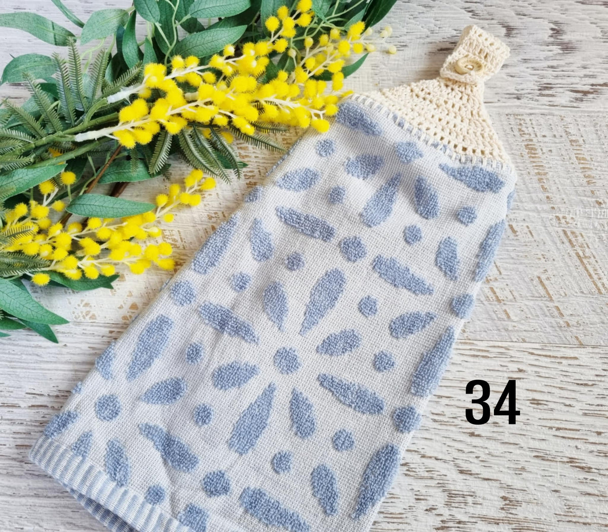 Kitchen Hand Towel | Hanging | Cotton | SINGLE LAYER - 9 Styles - 28-36