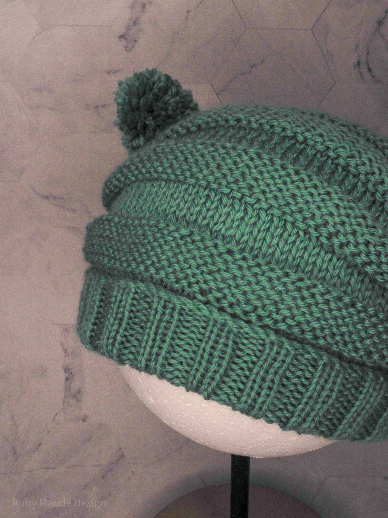 Baby Pom Pom Beanie - Mint