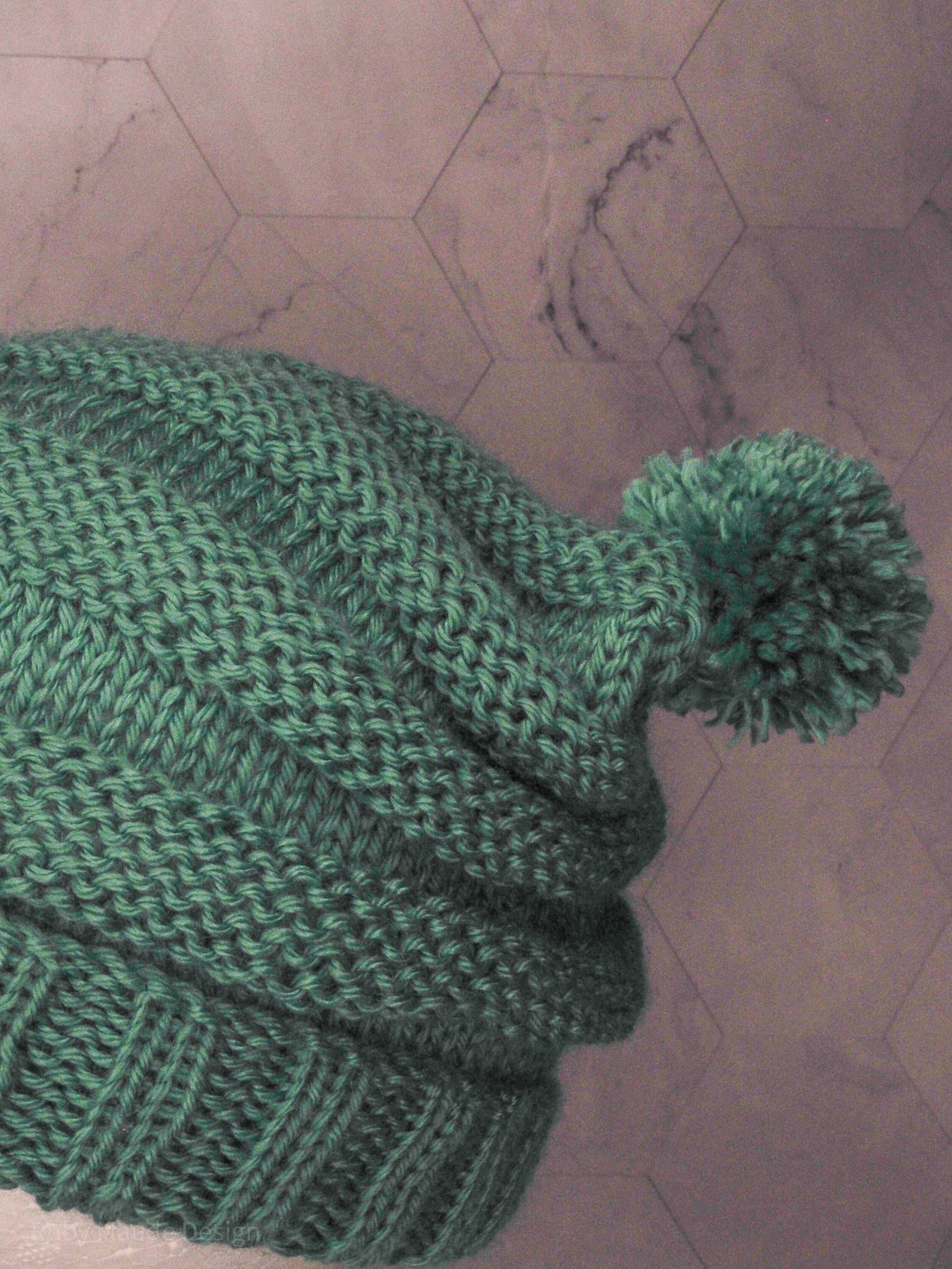 Baby Pom Pom Beanie - Mint