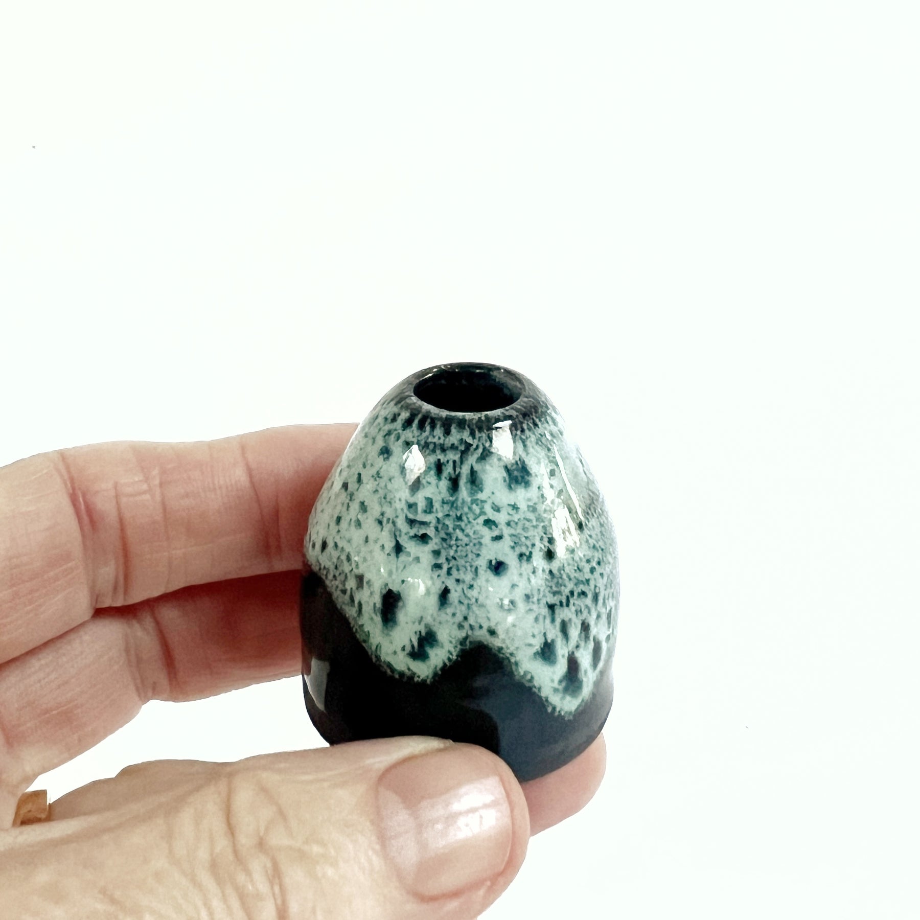 Miniature ceramic bud vases