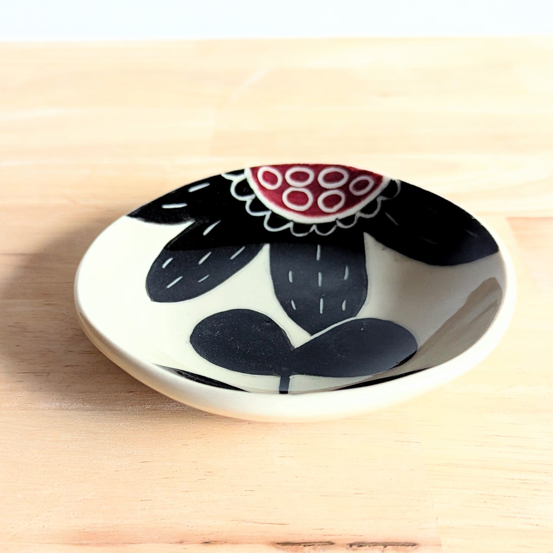 Handmade Ceramic Round Dish