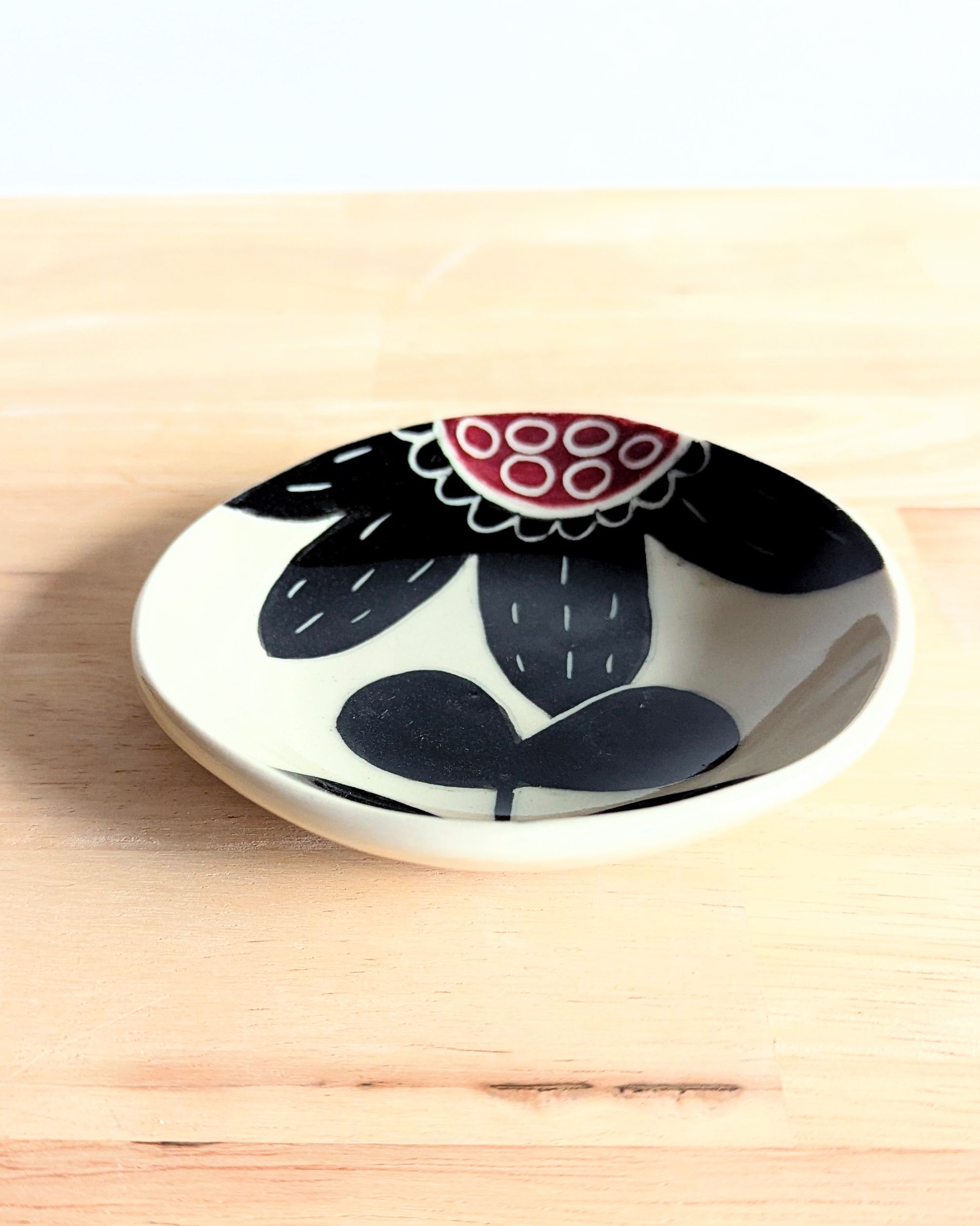 Handmade Ceramic Round Dish