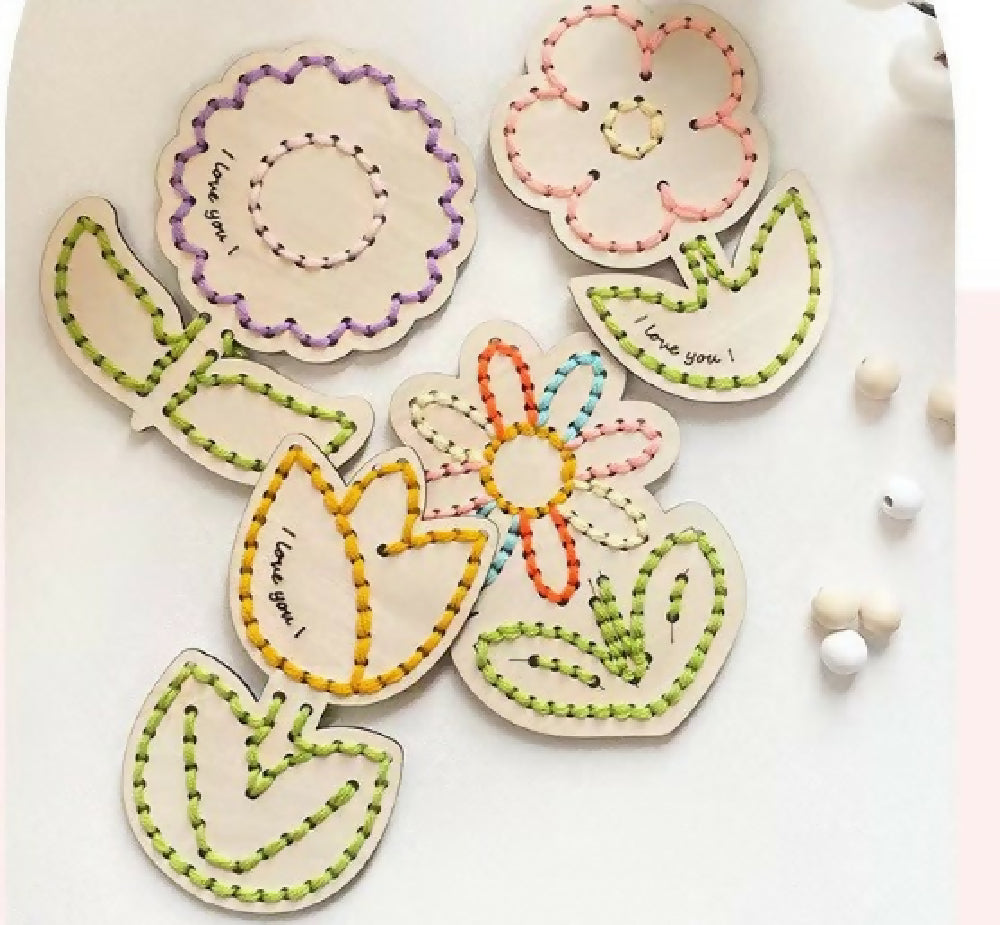Kids Yarn Flower DIY Craft Kits