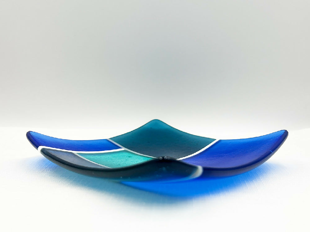 Deco Plate - Blue:Aqua - Side