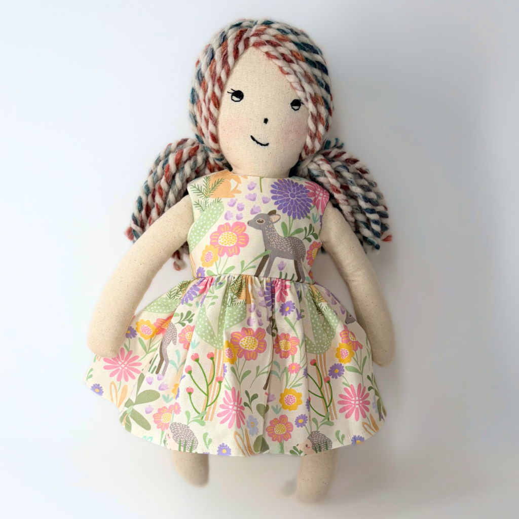 Handmade Fabric Doll (35cm)- Bella