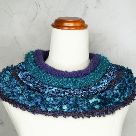 Night Sky Hand Knitted Cowl