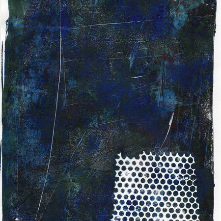 Gelli plate print - study #8 - original artwork