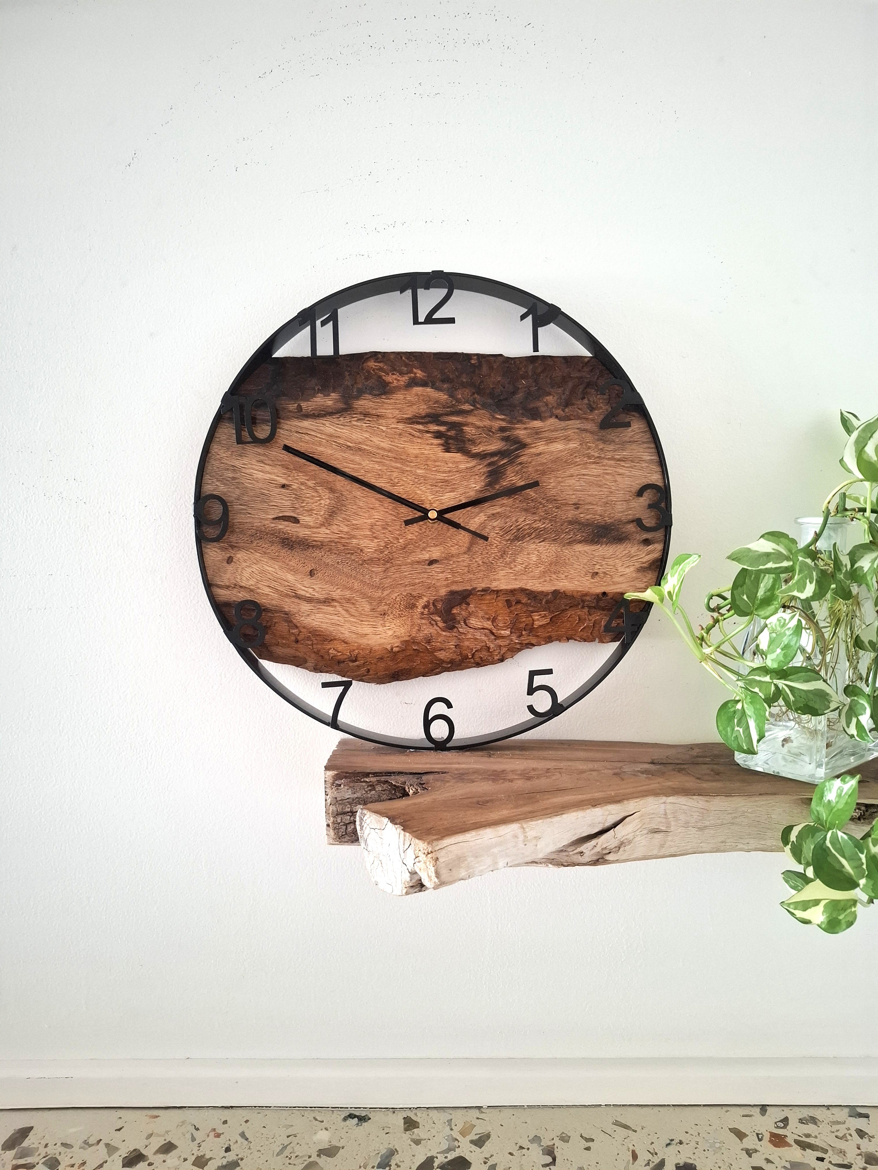 Large Wooden Wall Clock, Wall Clock Handmade