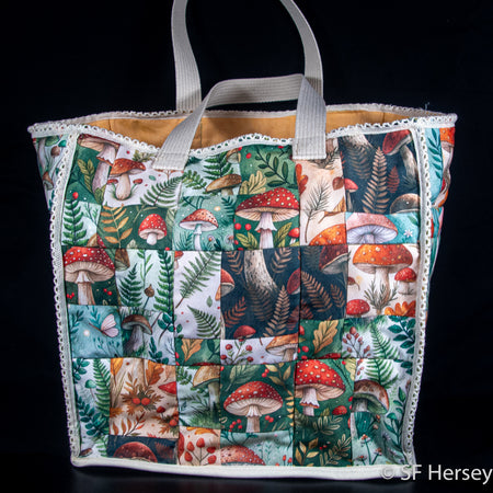 Mushroom Forest Reusable Shopping Bag