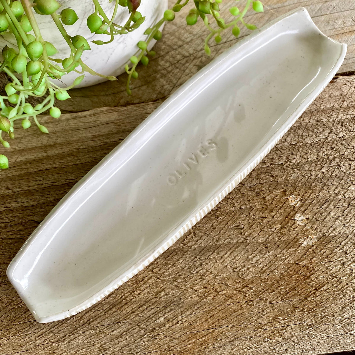 Olive & Earth — Handmade Ceramic Olive Boats