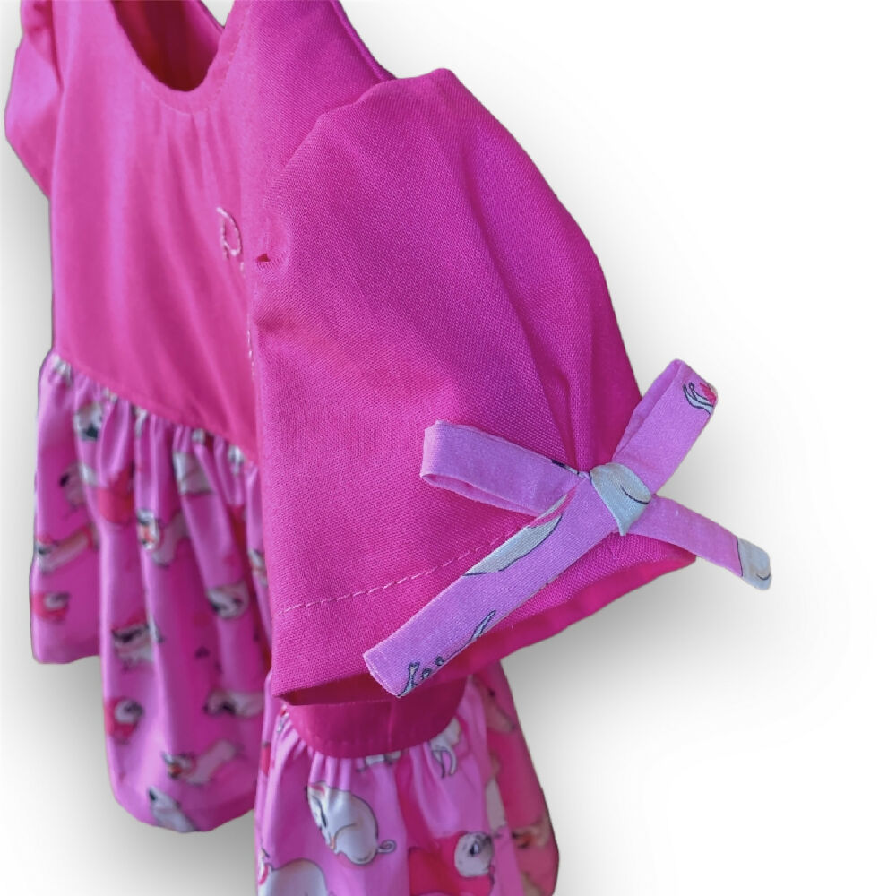 SIZE 1 Hot Pink PUG LOVE Dress