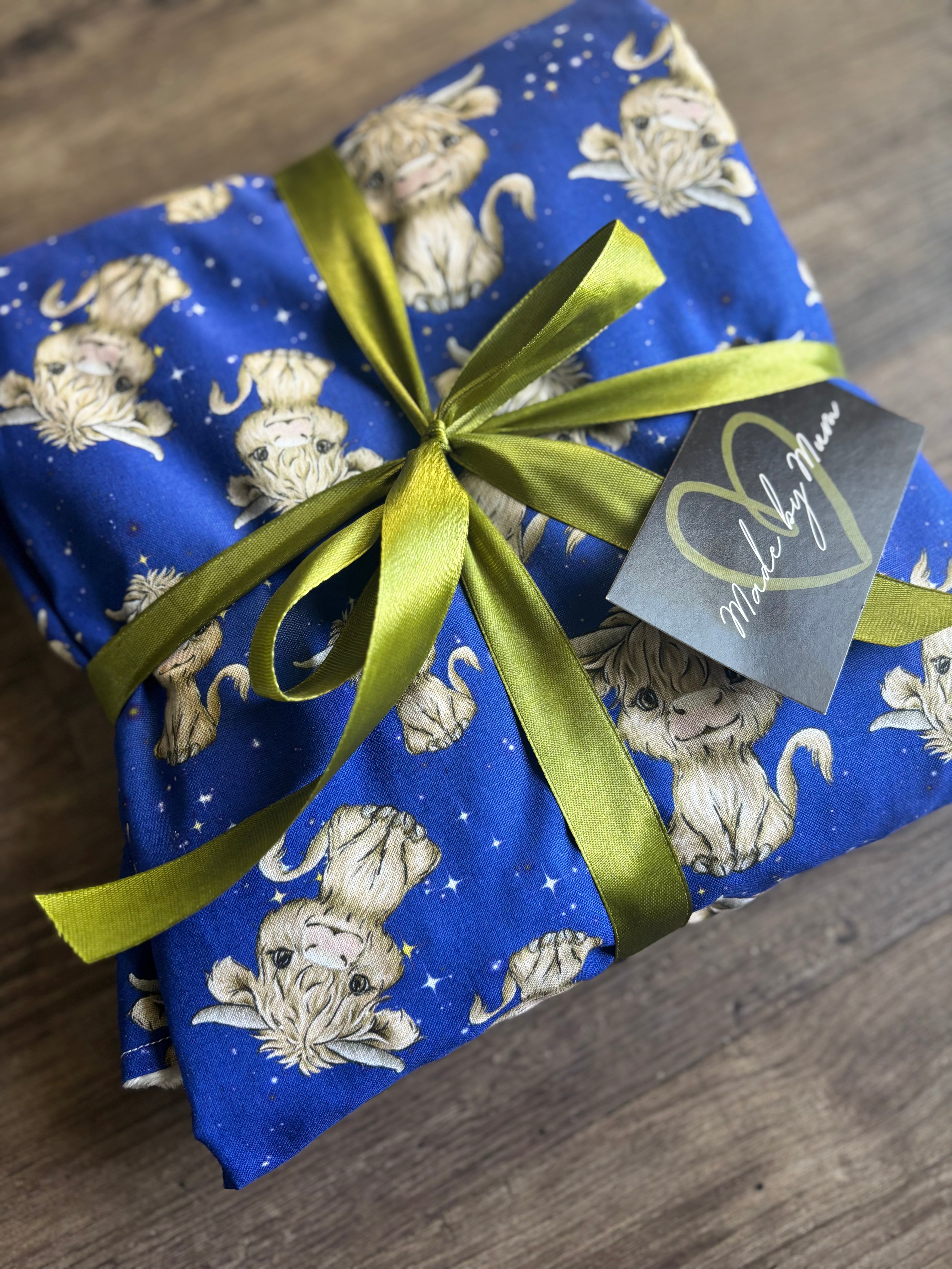 Highland Cow Toddler Blanket