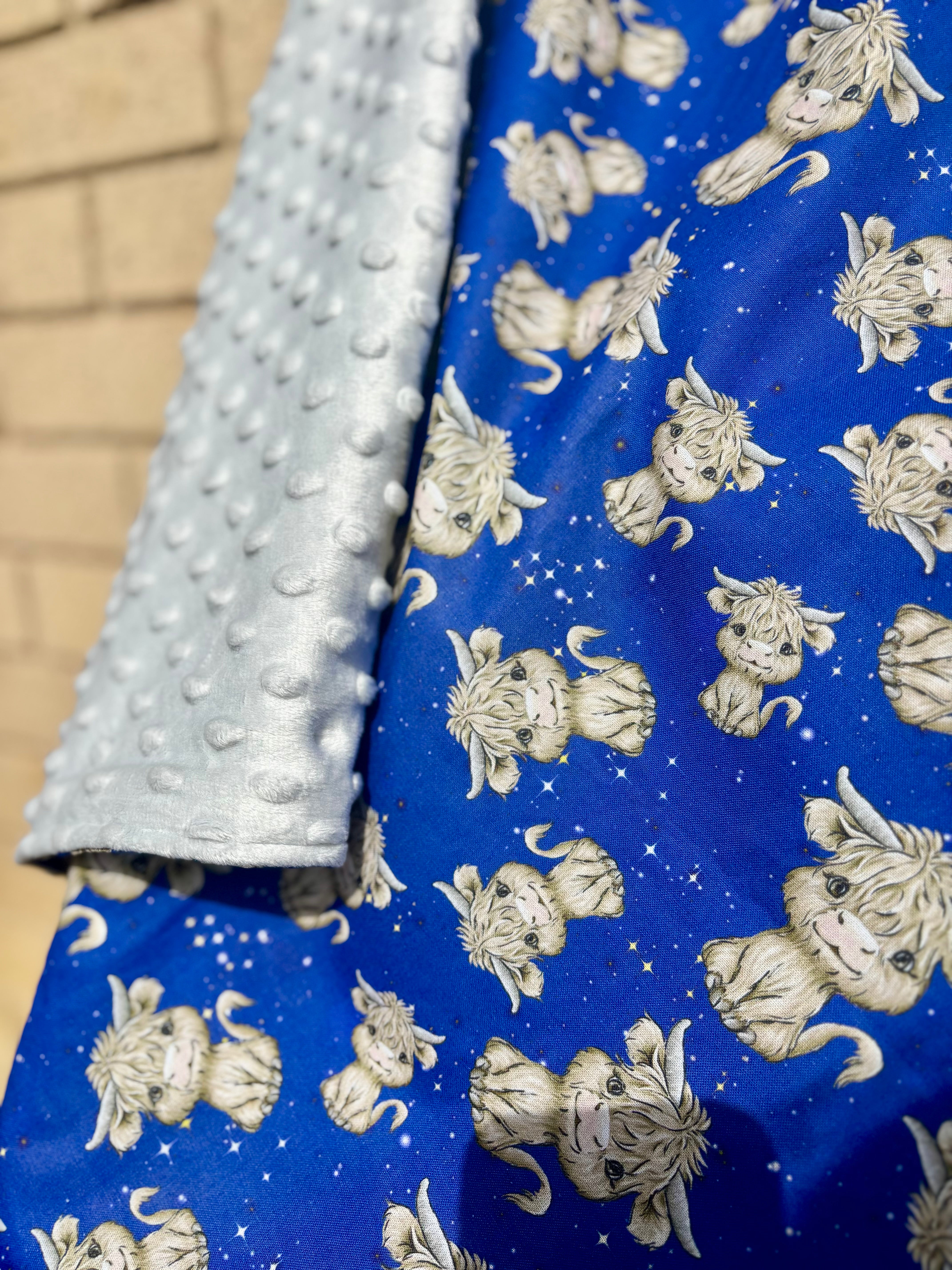 Highland Cow Toddler Blanket