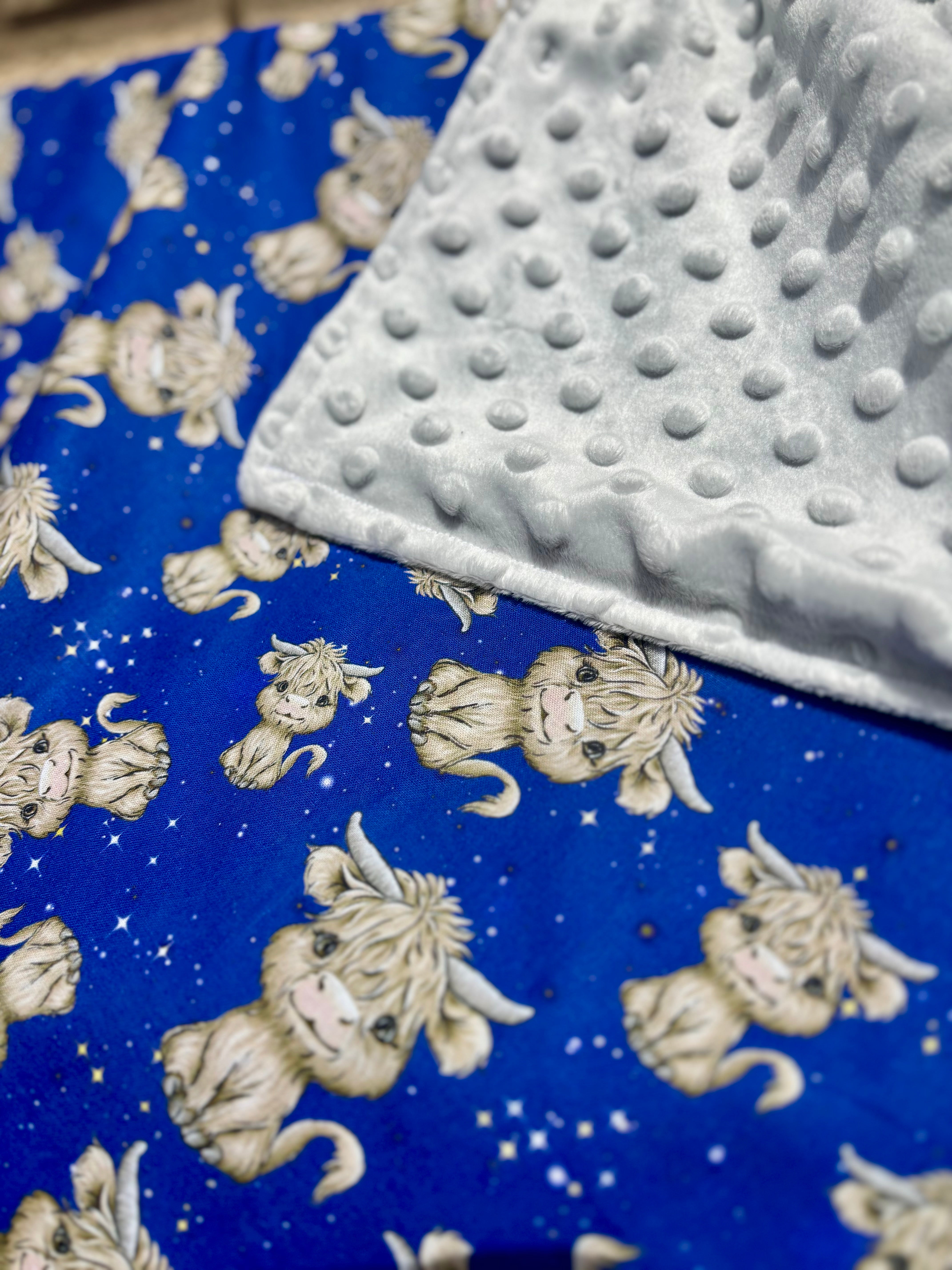 Highland Cow Toddler Blanket