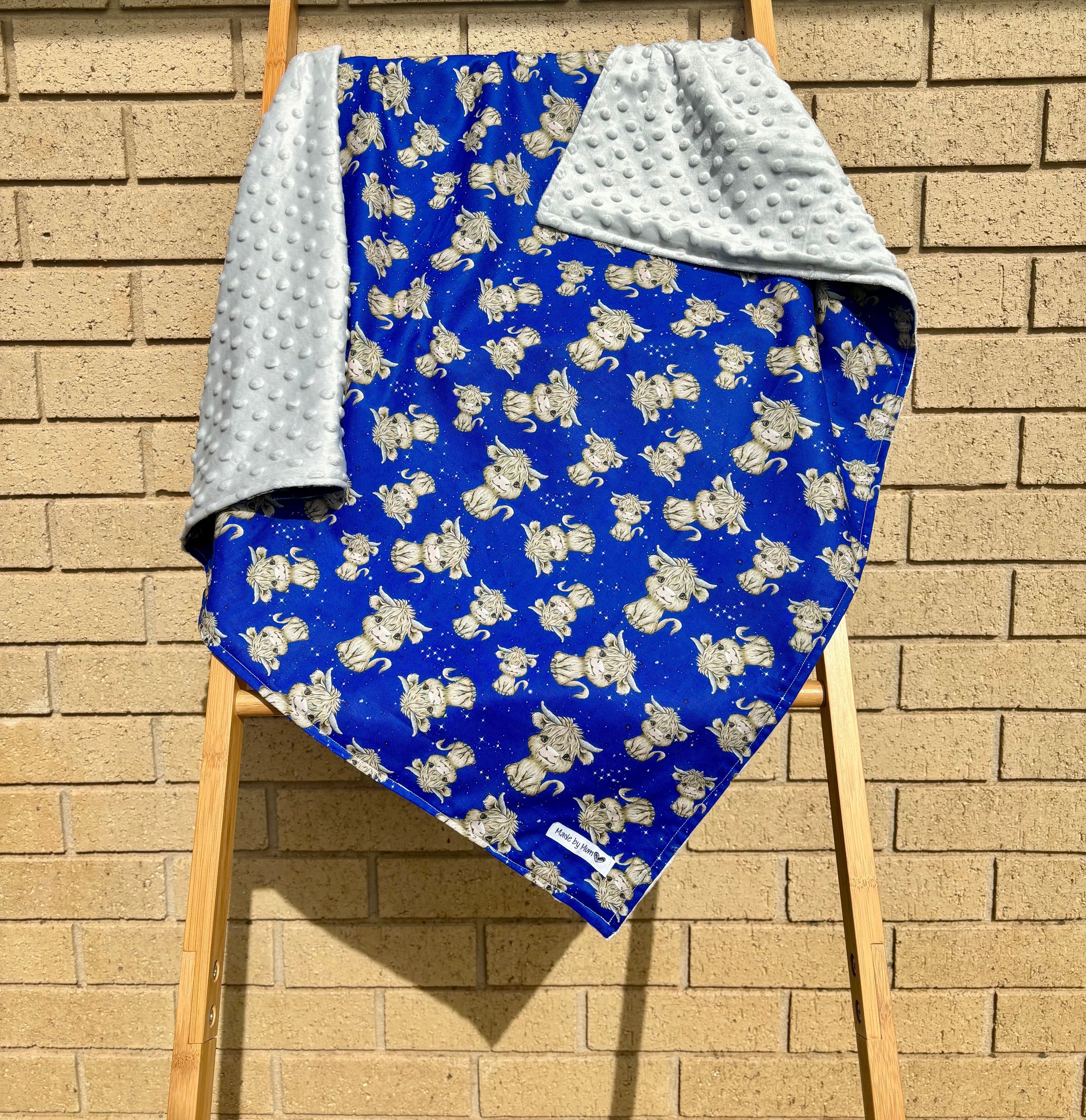 Highland Cow Toddler Blanket