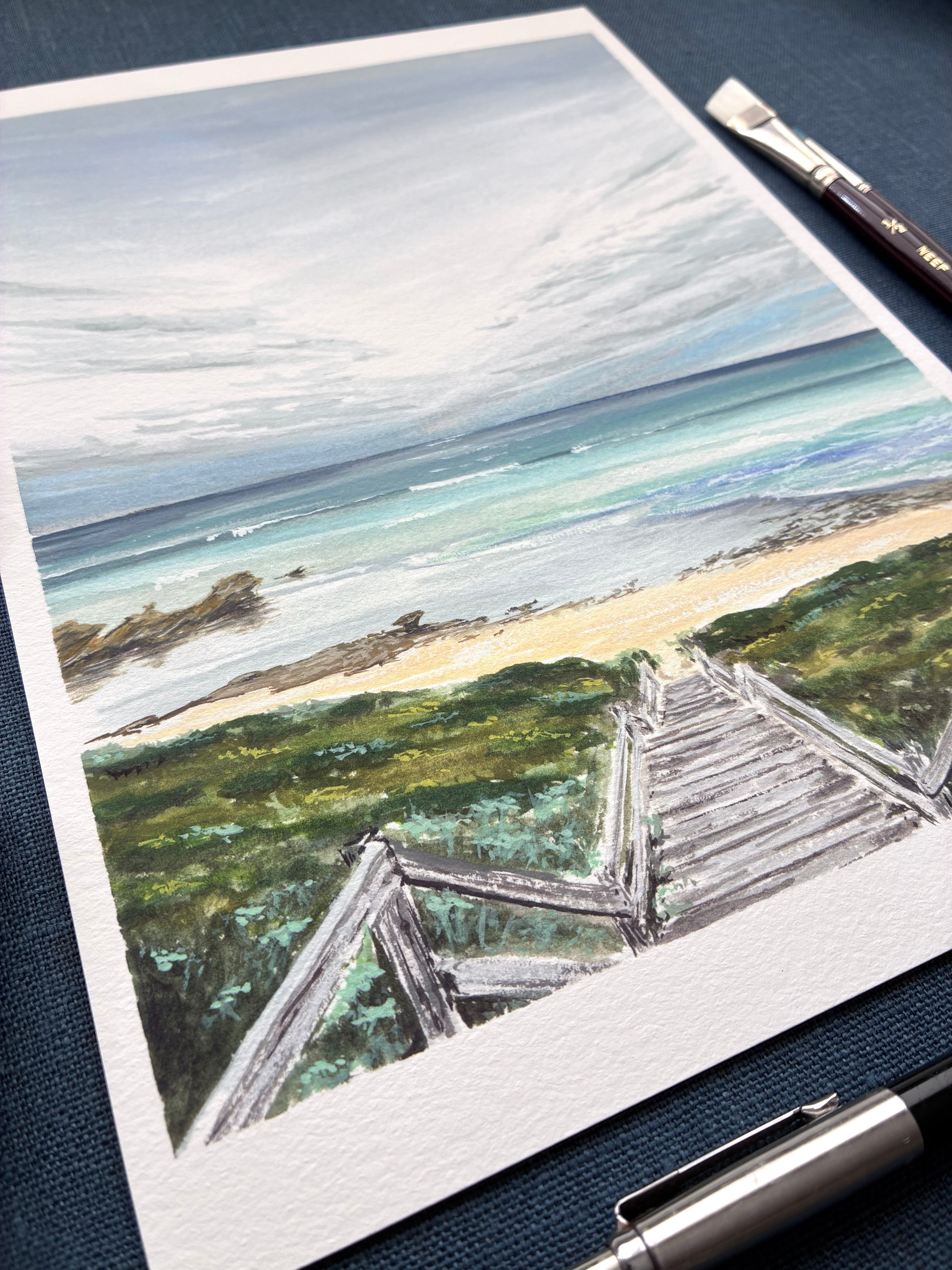 Wall Art - A4 Print - Sphinx Rock and Steps